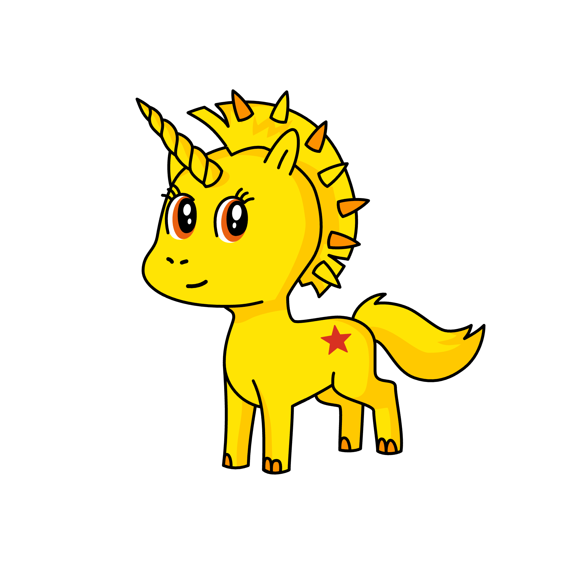 The Sun Unicorn, the unicorn