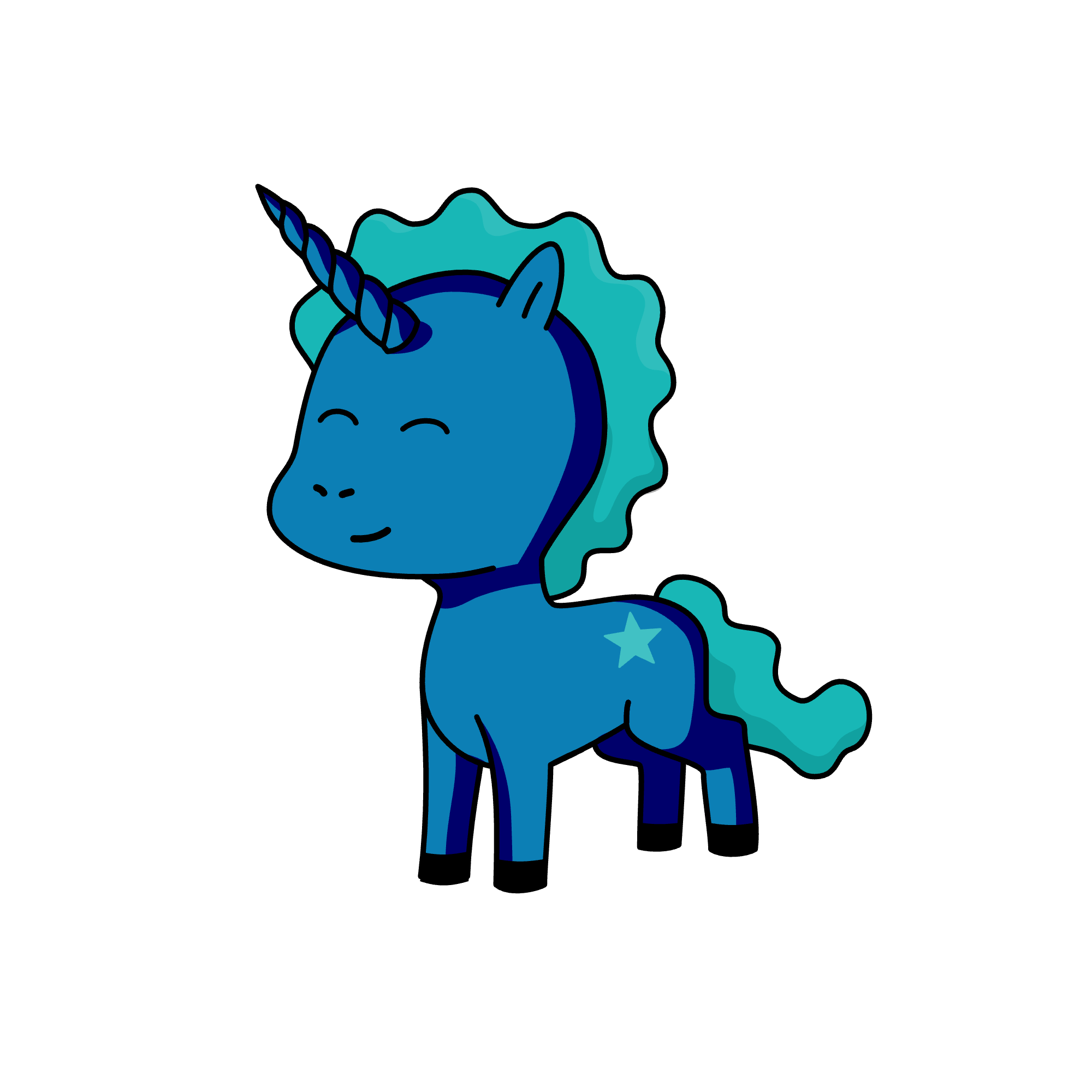 The Moon Unicorn, the unicorn