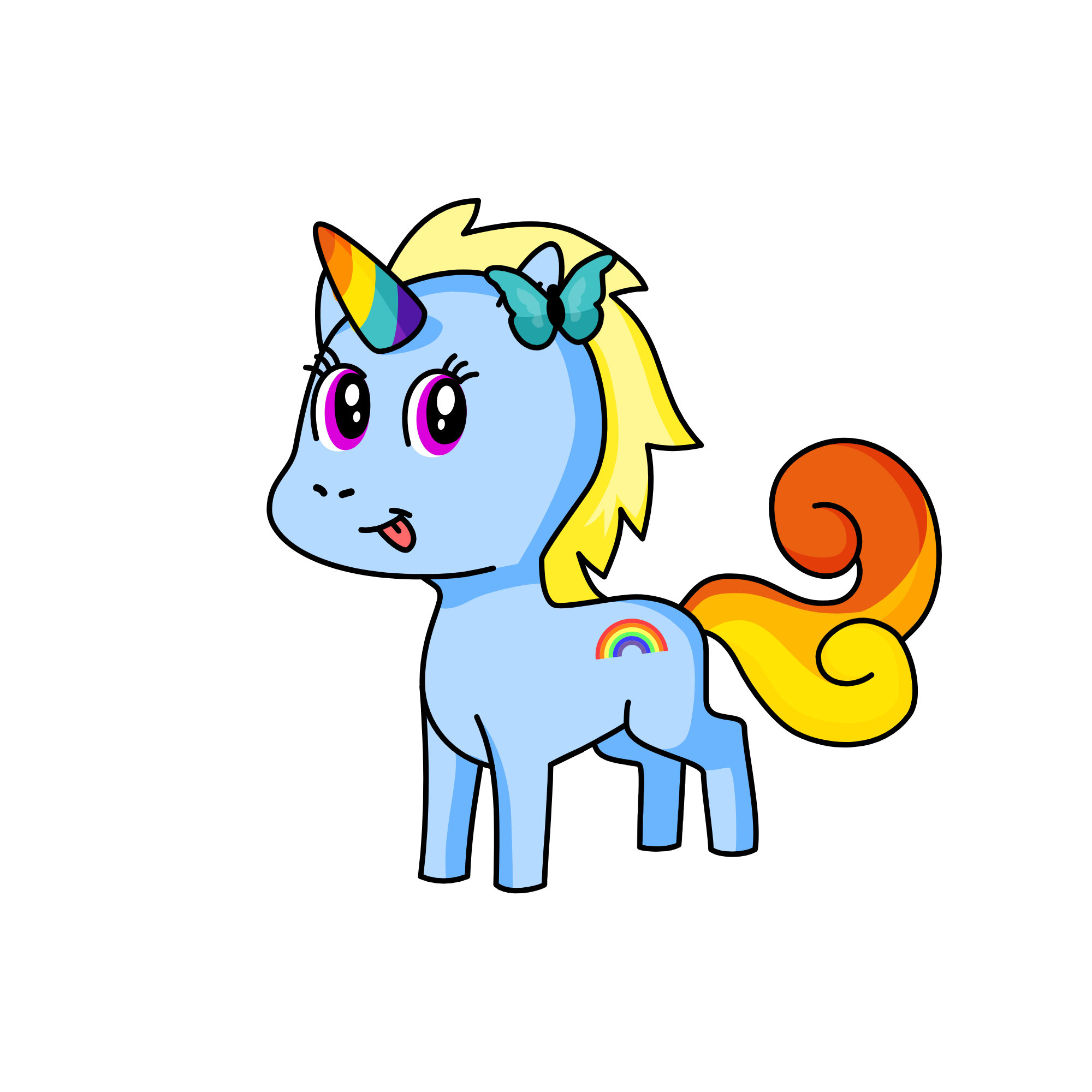 ♥ Rainbow Dash ♥, the unicorn