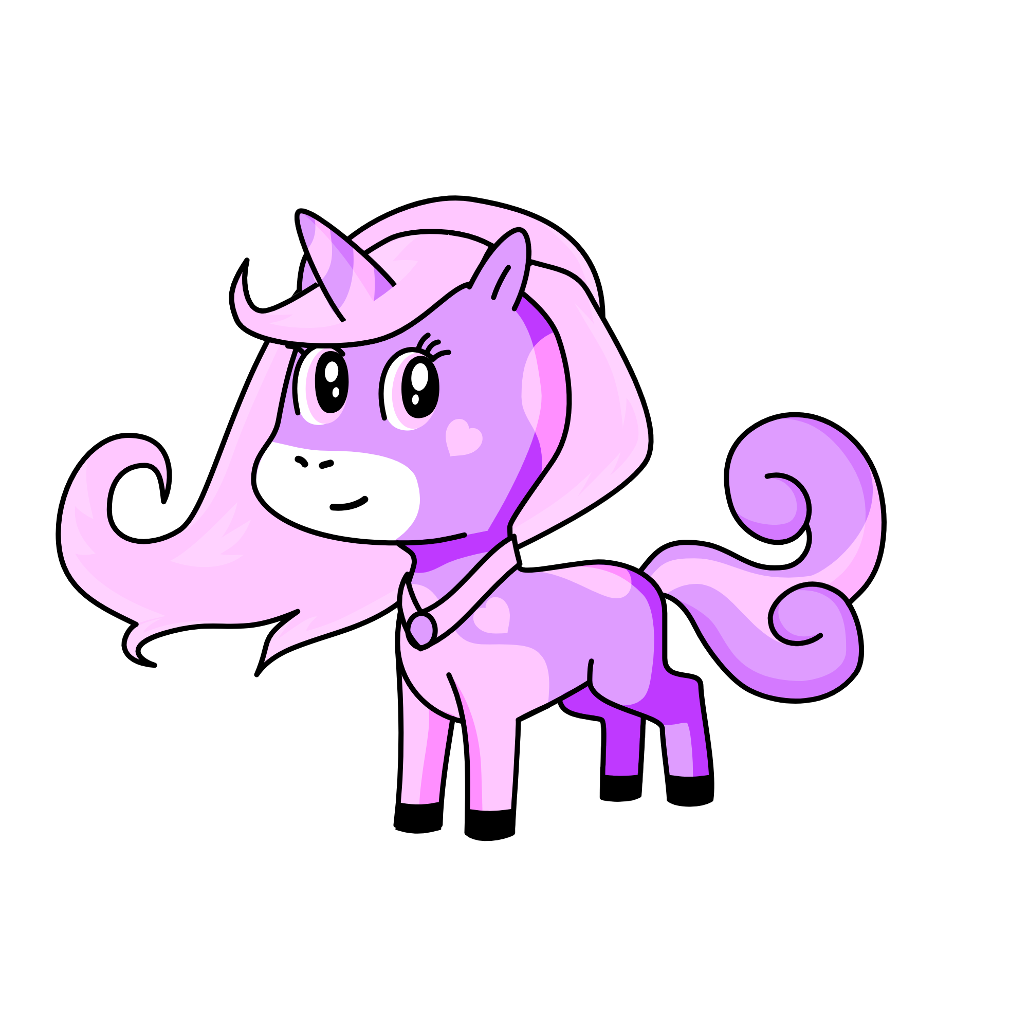 pinky, the unicorn
