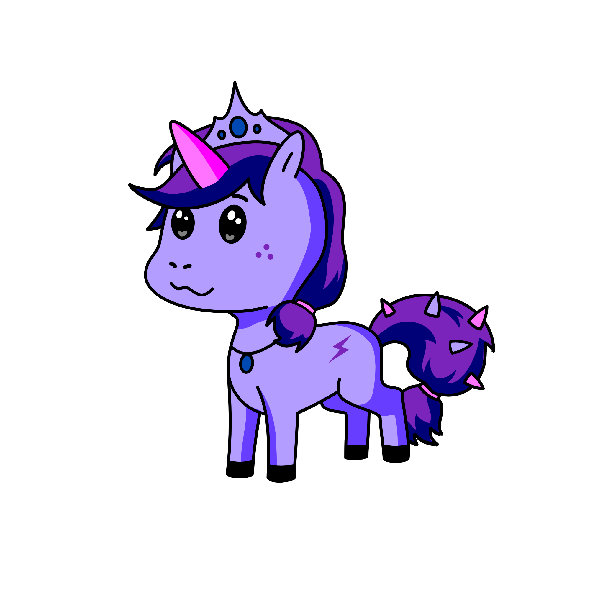 VIOLET, the unicorn