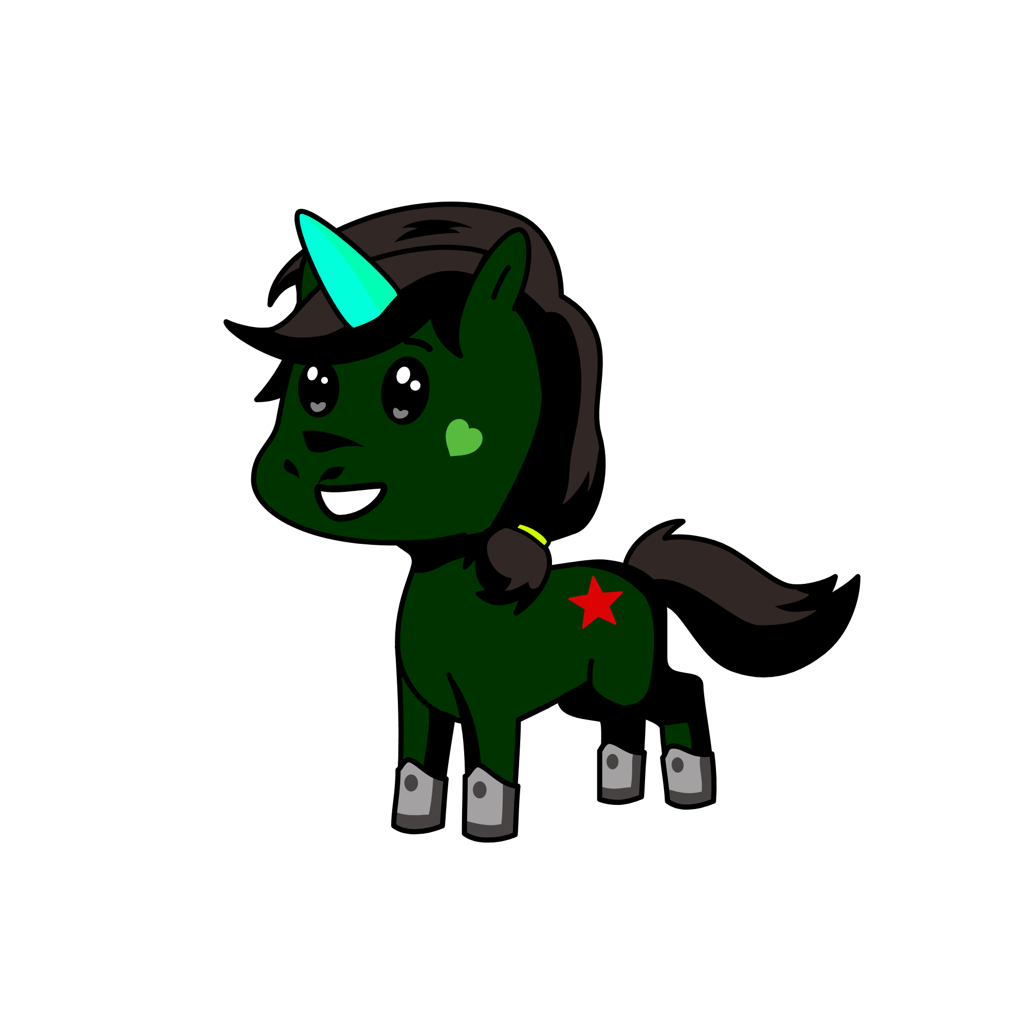 Ashley, of elgoonishshive, the unicorn