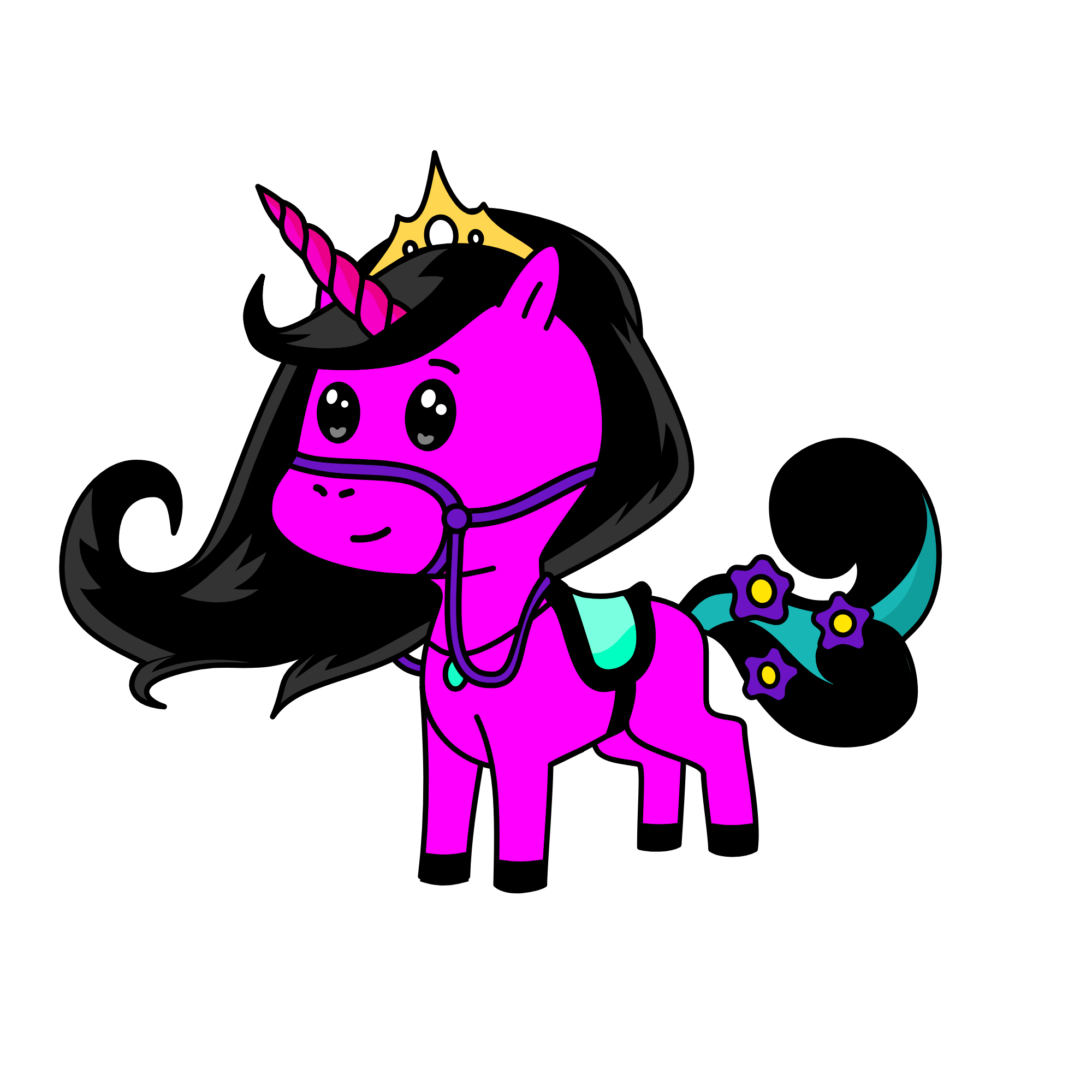 princess violet, the unicorn