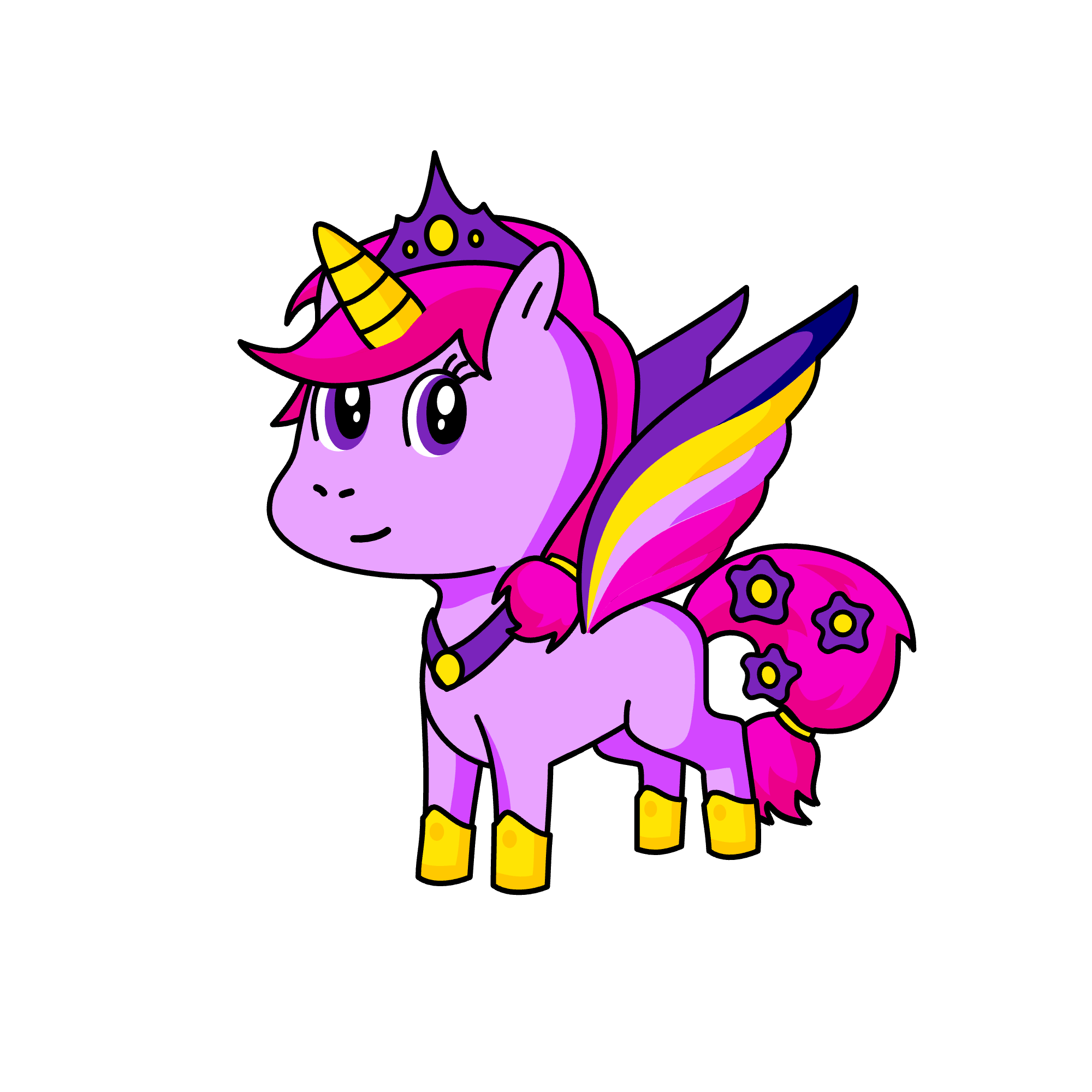 Kawaii Younicorn, the unicorn