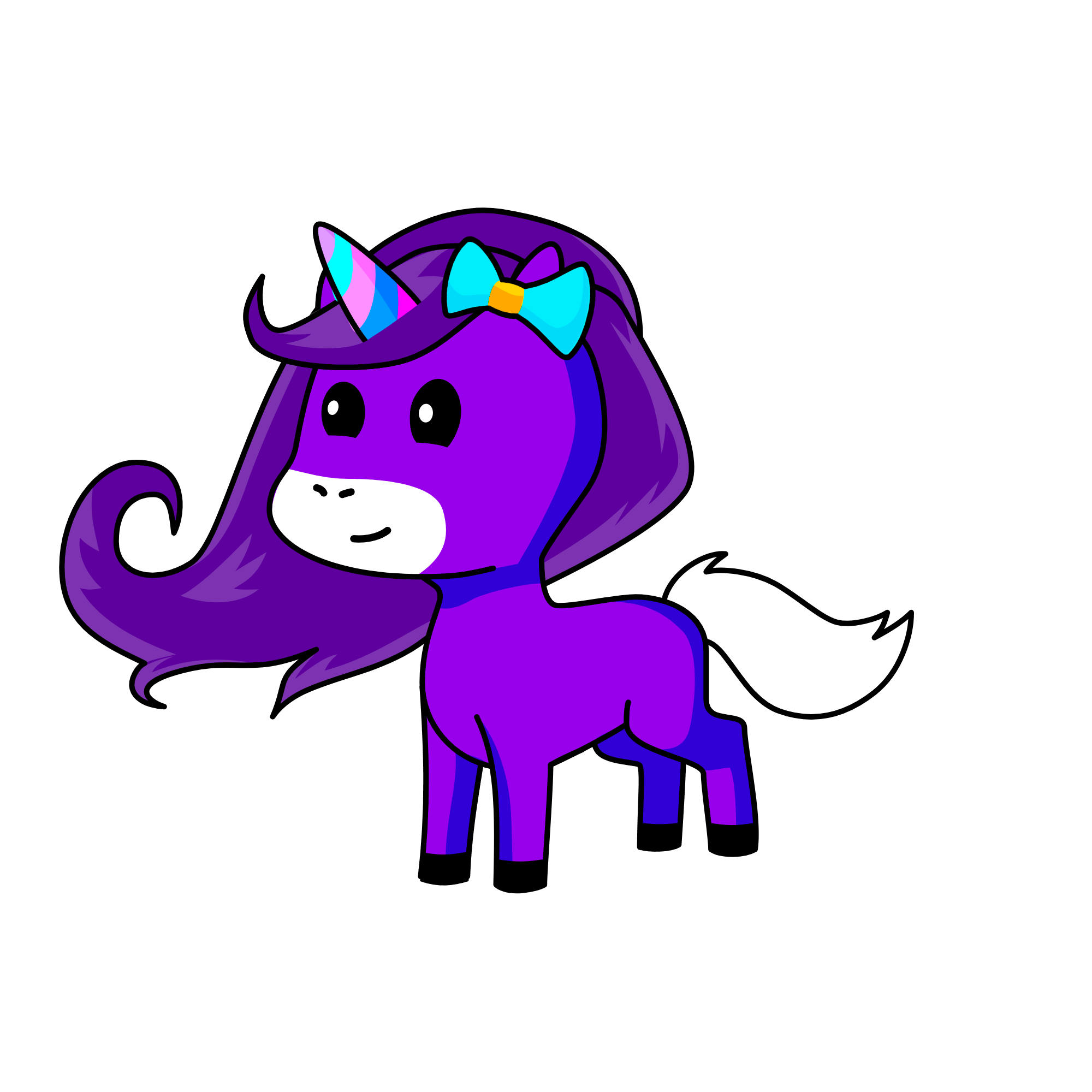 dog, the unicorn