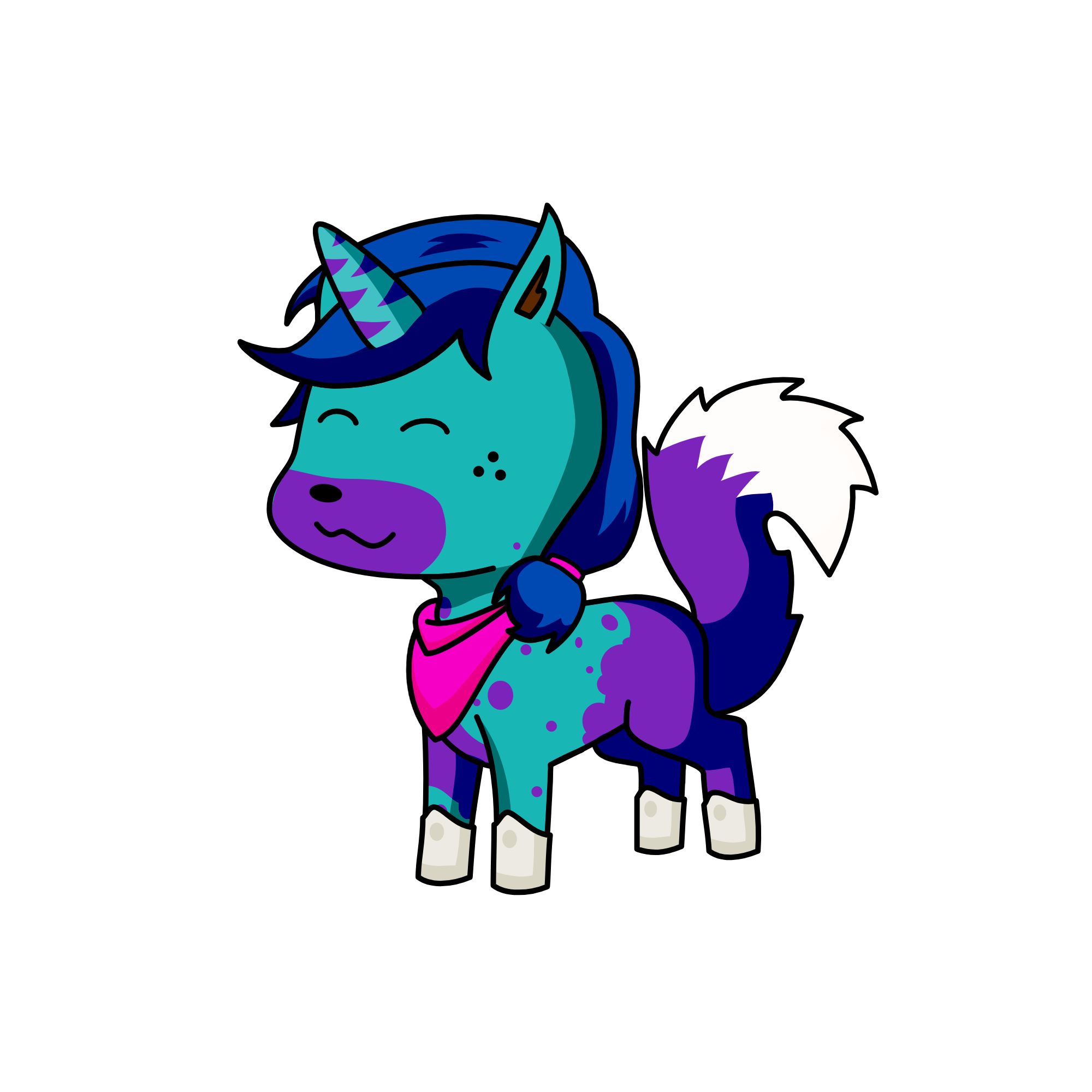 fox, the unicorn