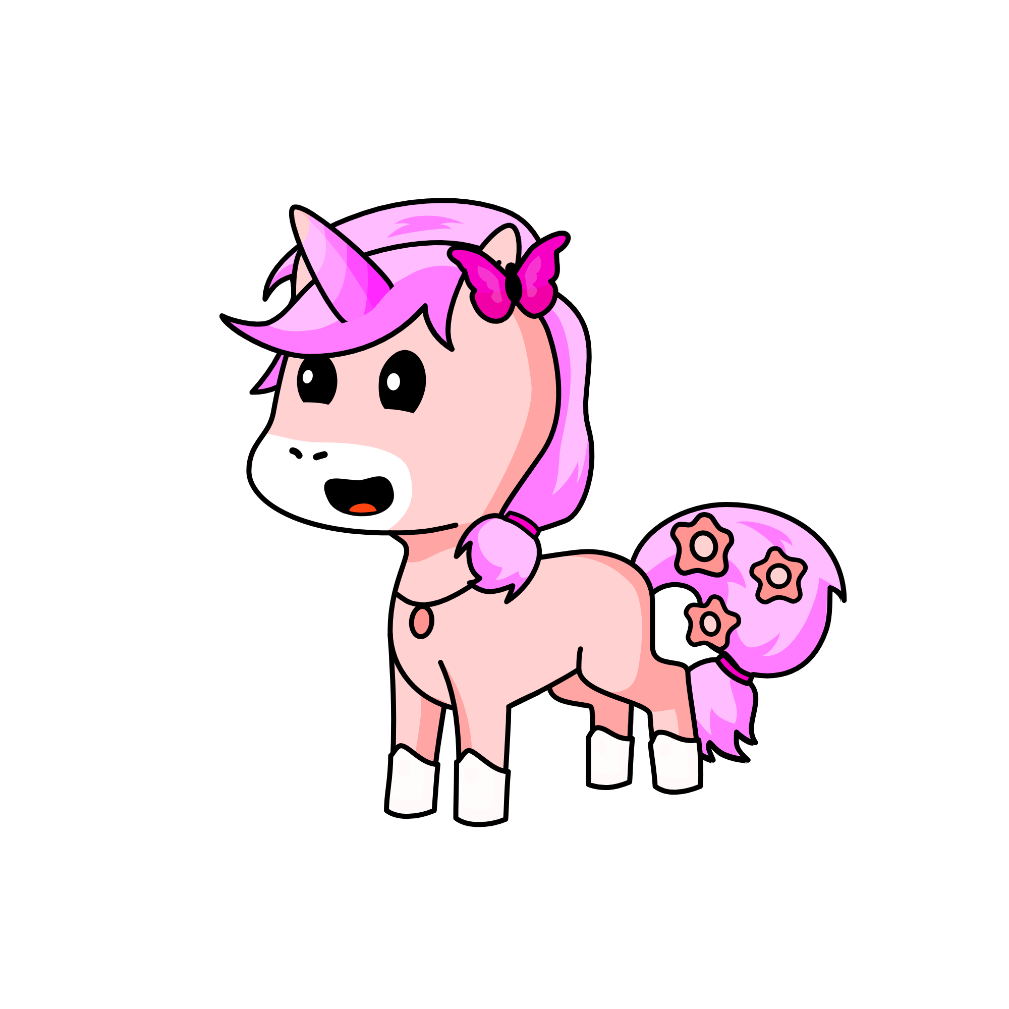 Sakura, the unicorn