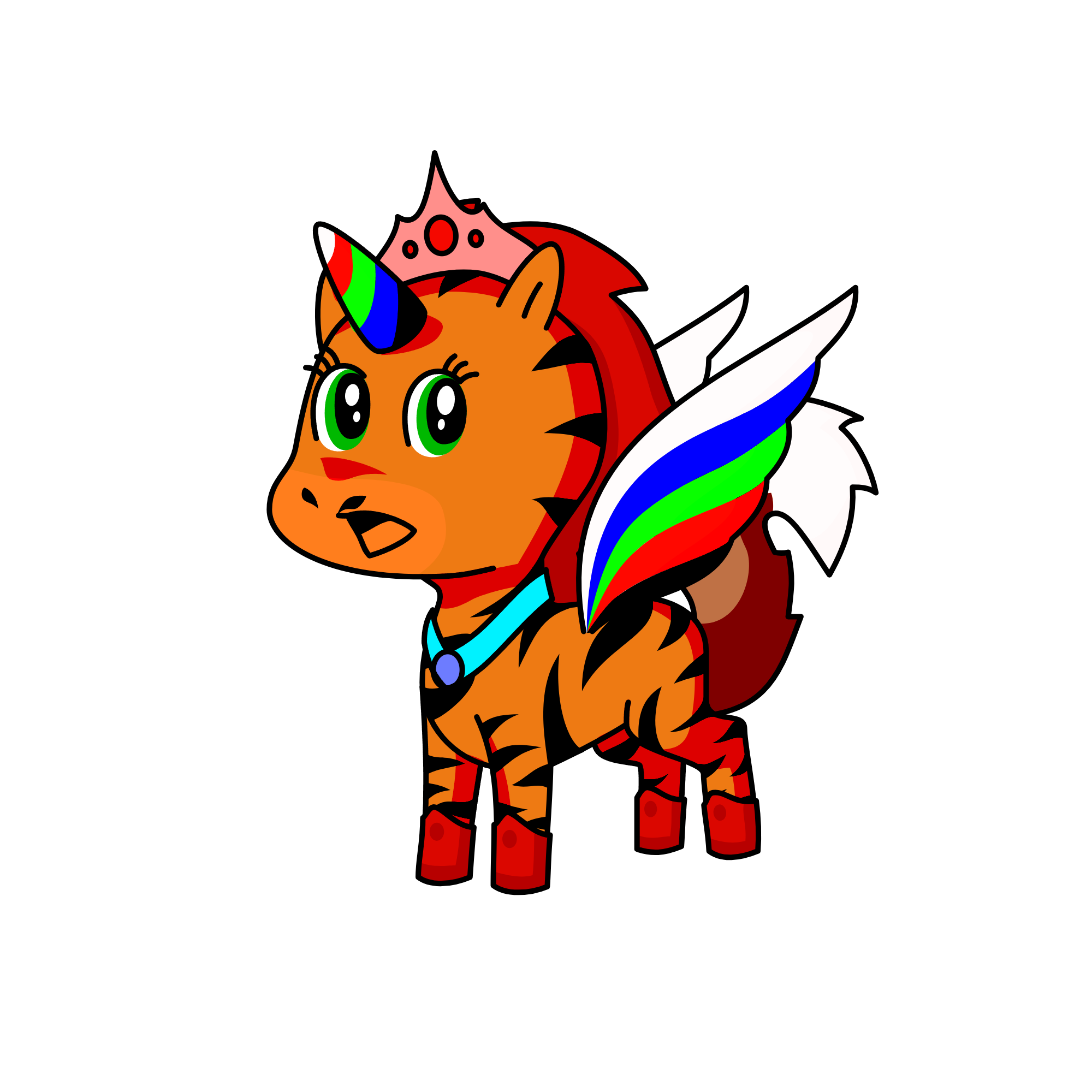 Nanase Kitsune, of elgoonishshive, the unicorn