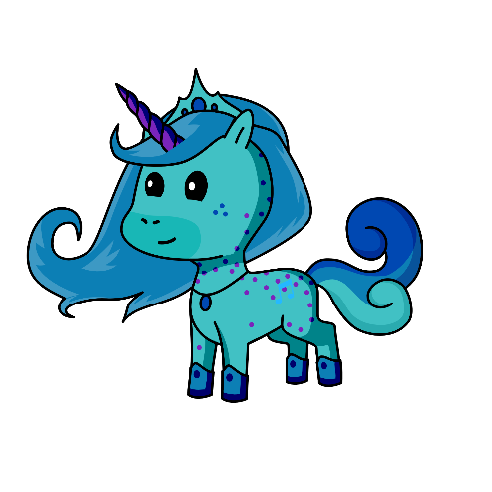 cristall, the unicorn