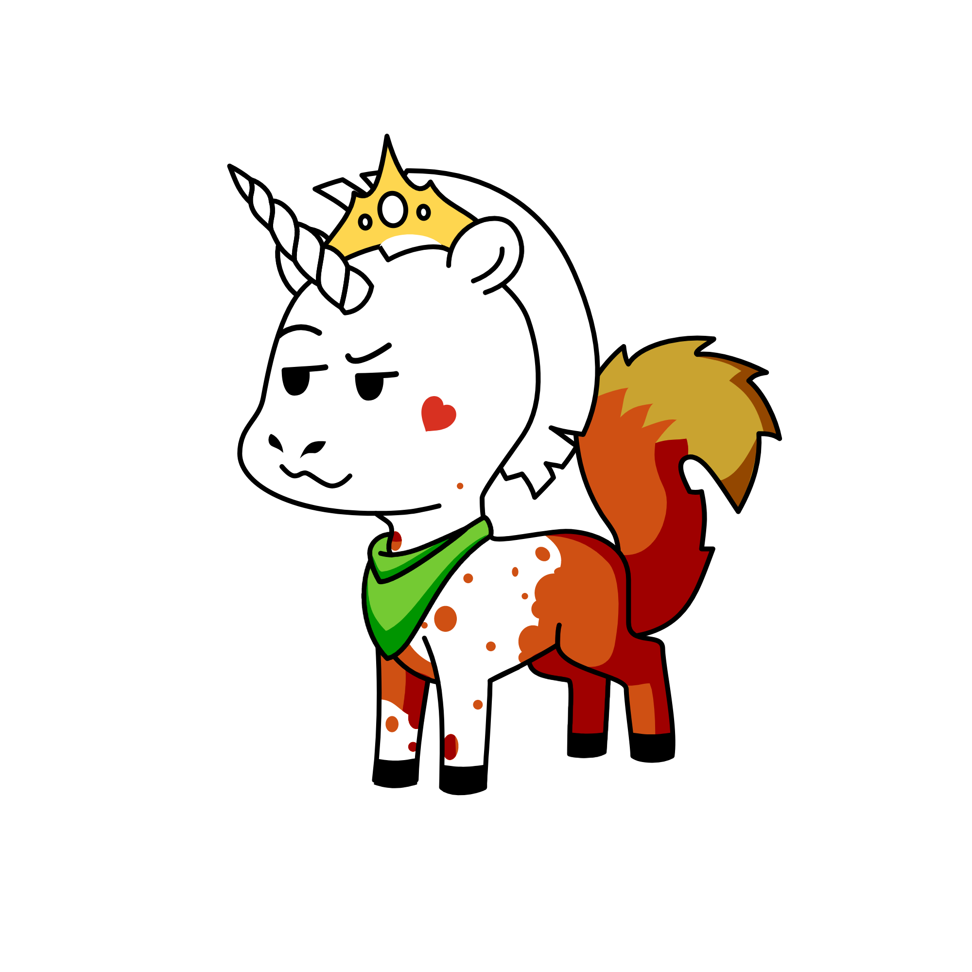 Sir Sebastion, the unicorn