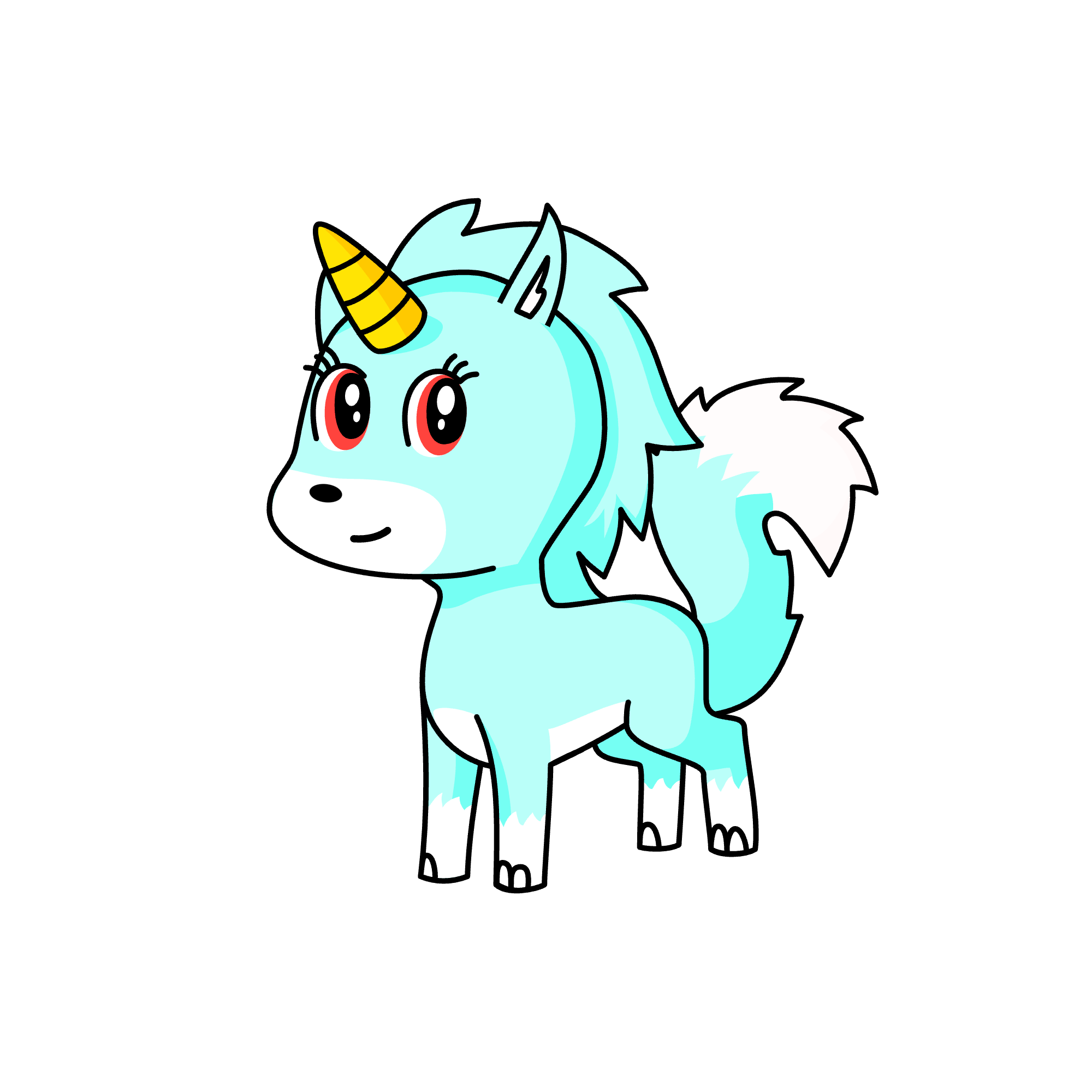 Kumiho Cookie (fox form), the unicorn