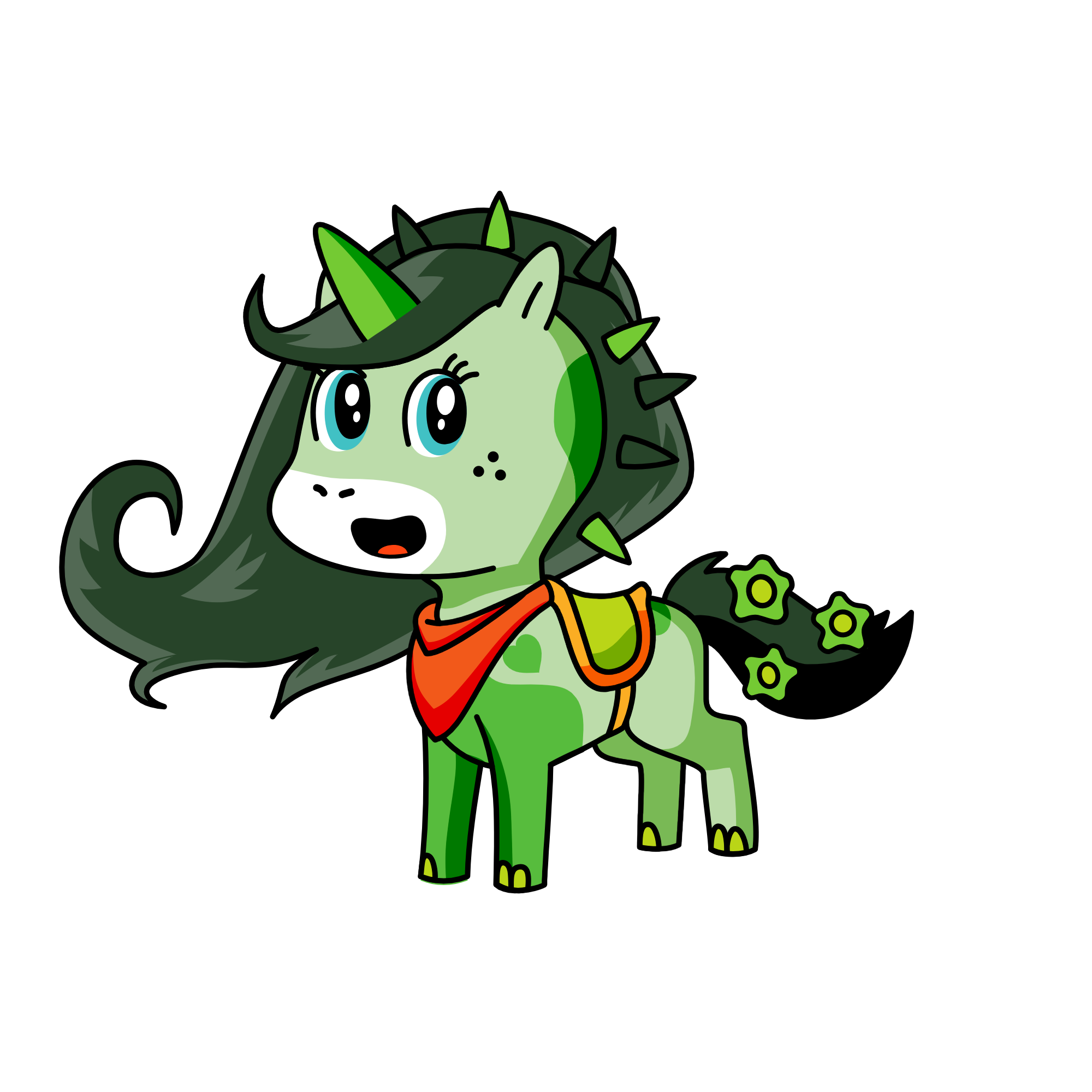Coleny the traveler, the unicorn