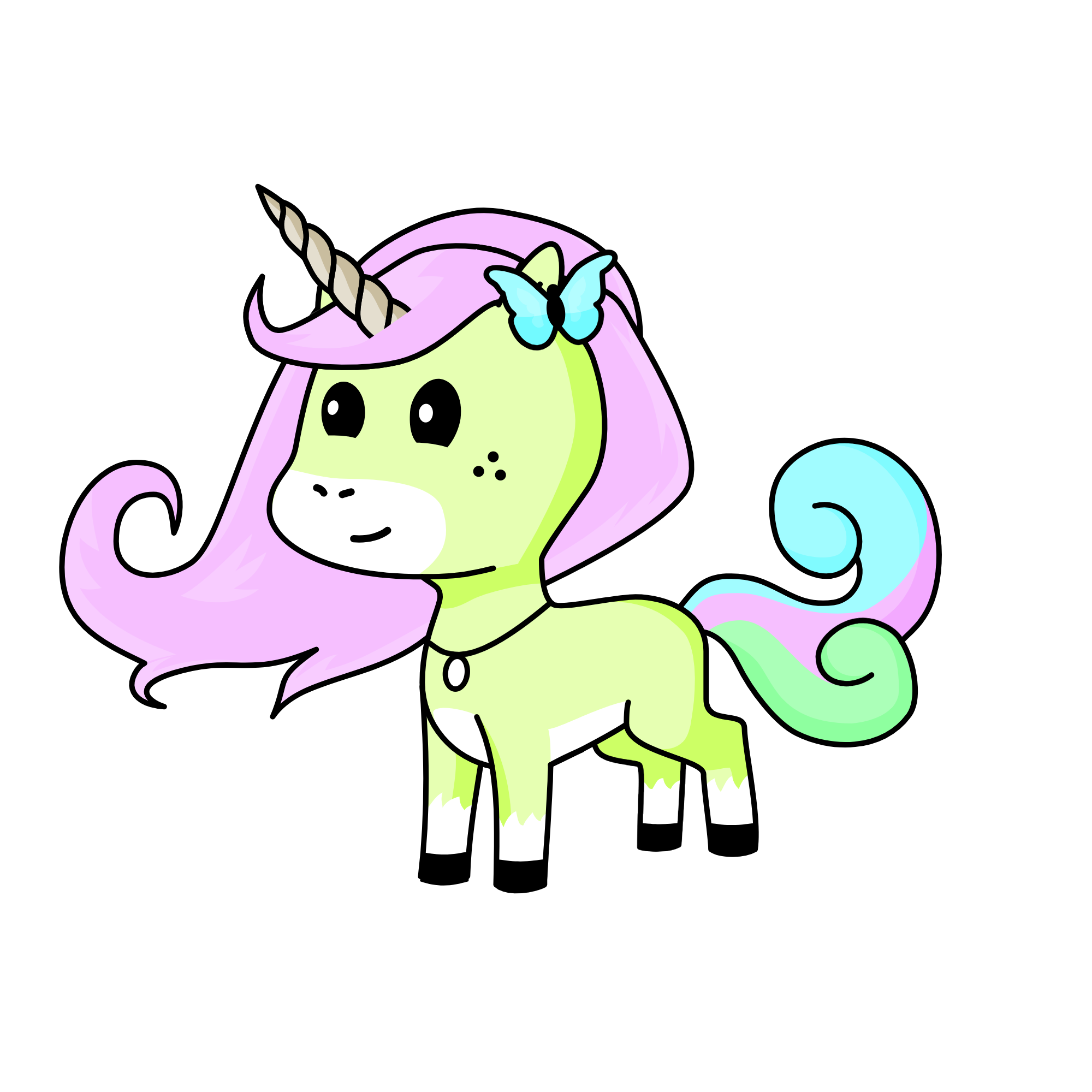 cotten candy, the unicorn
