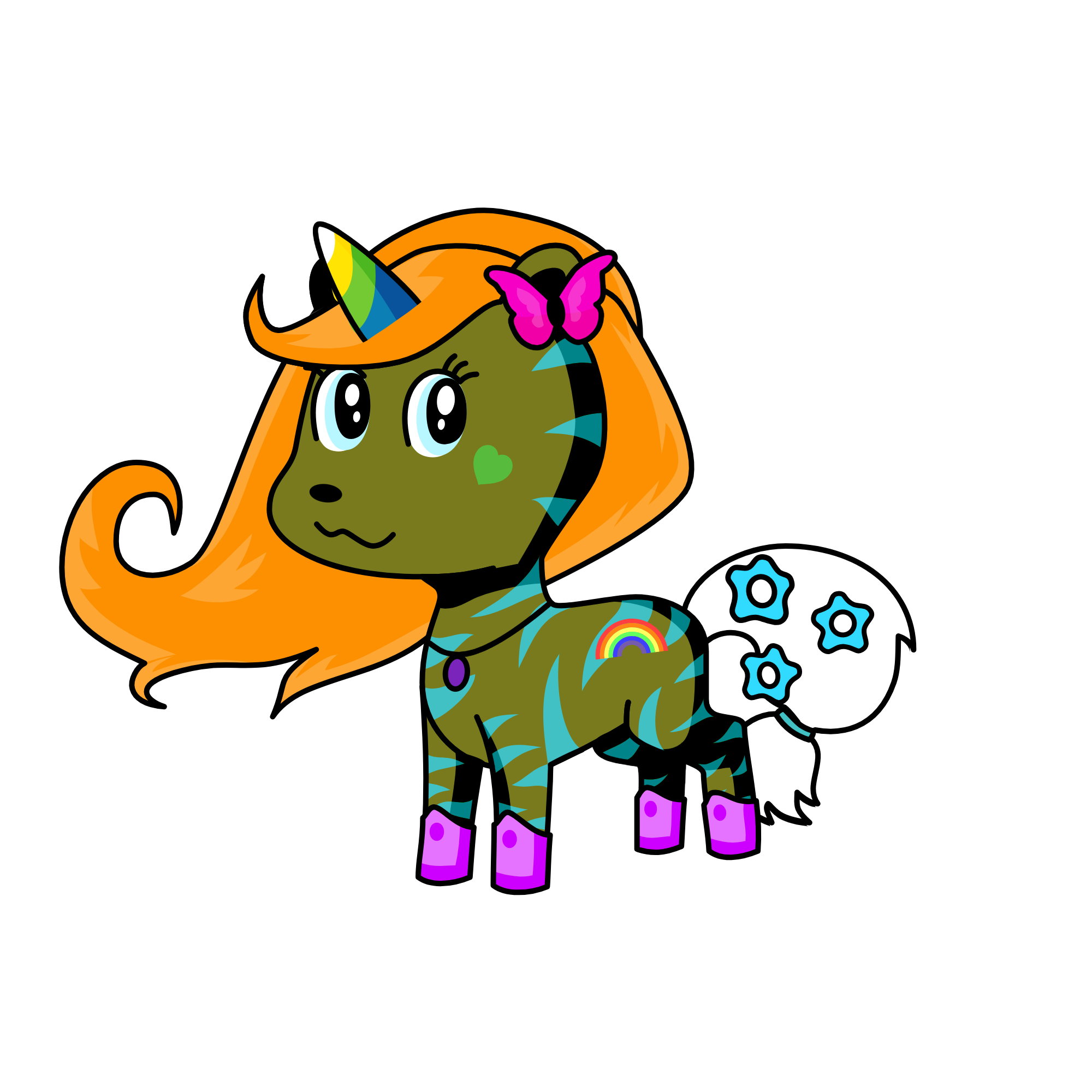 my dookey friend, the unicorn