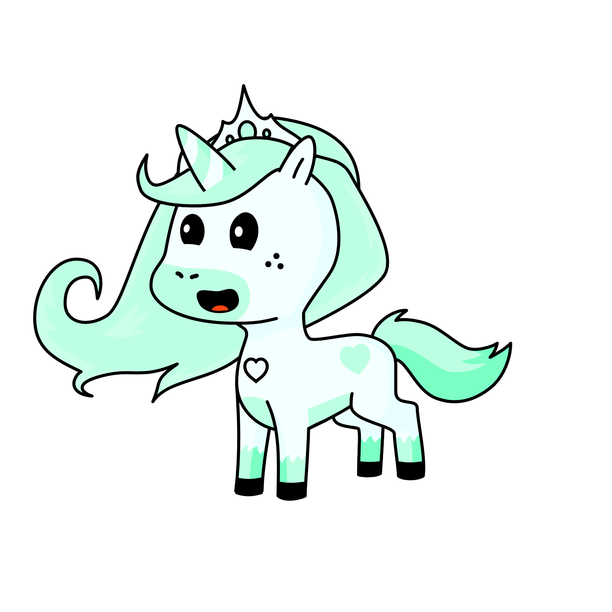 Mintia, the unicorn