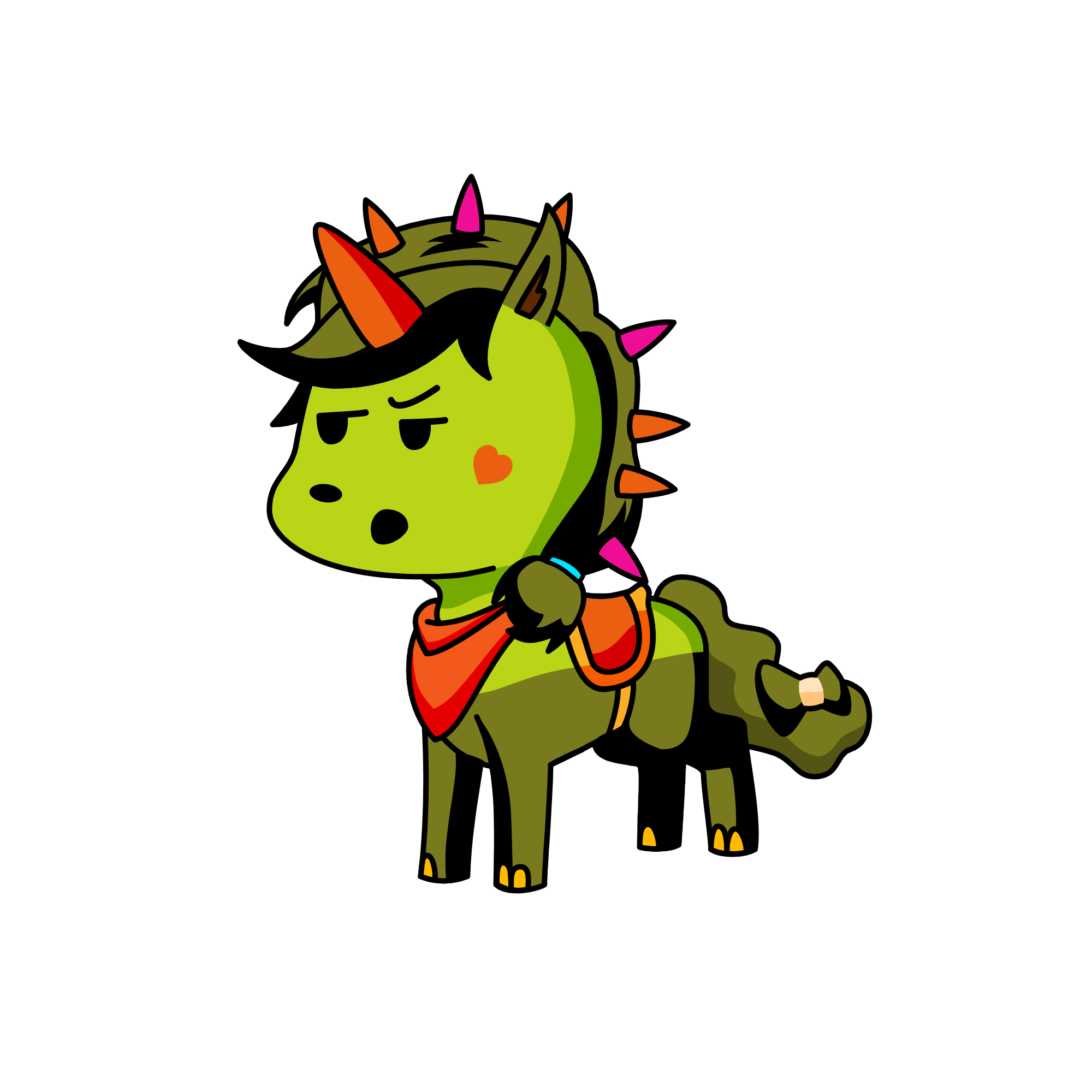 my ugly douder, the unicorn