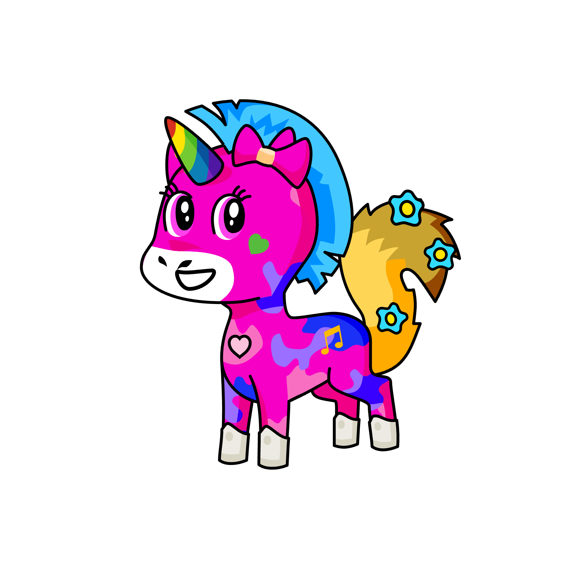 Starshine Mint, the unicorn