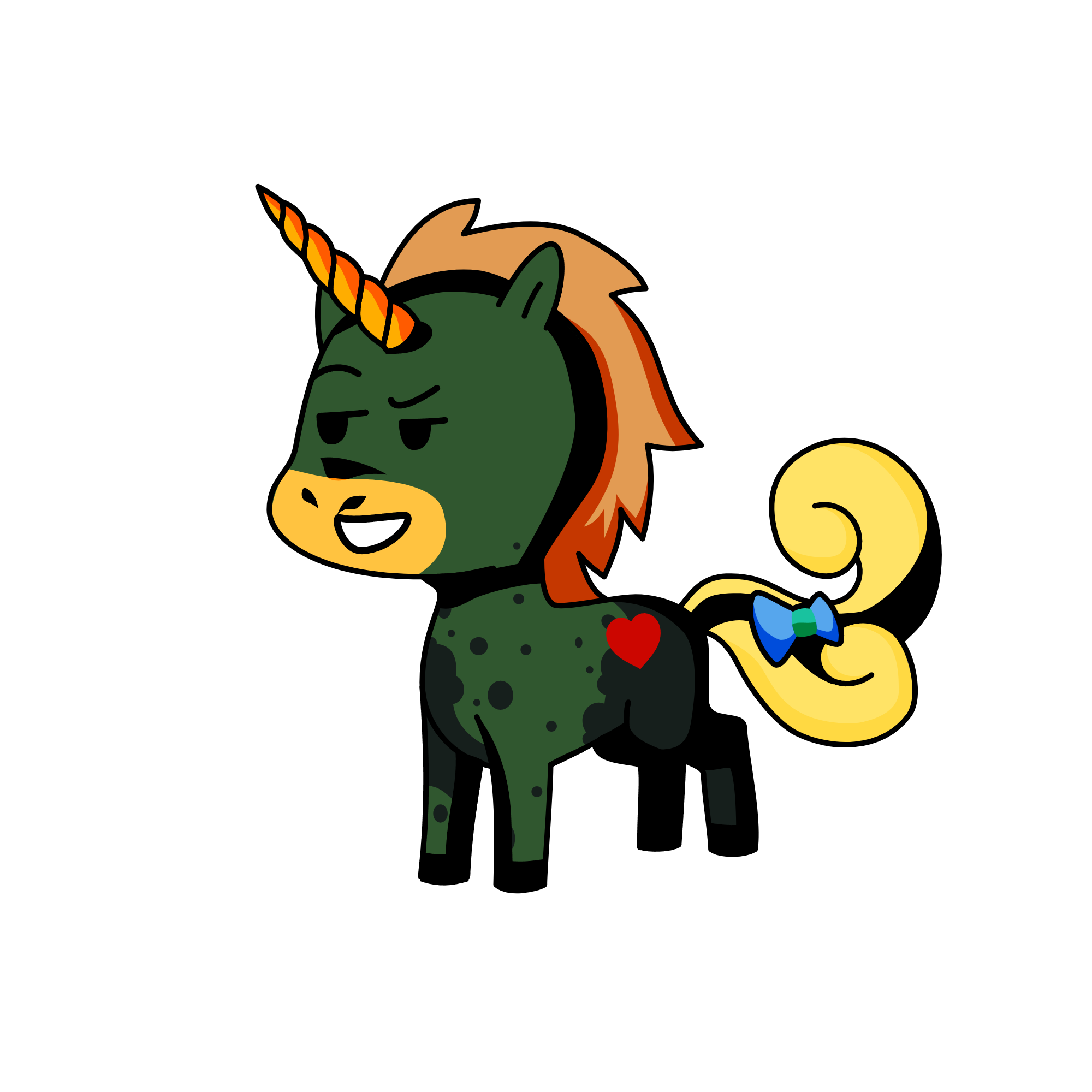 Justin Tolkiberry, of elgoonishshive, the unicorn