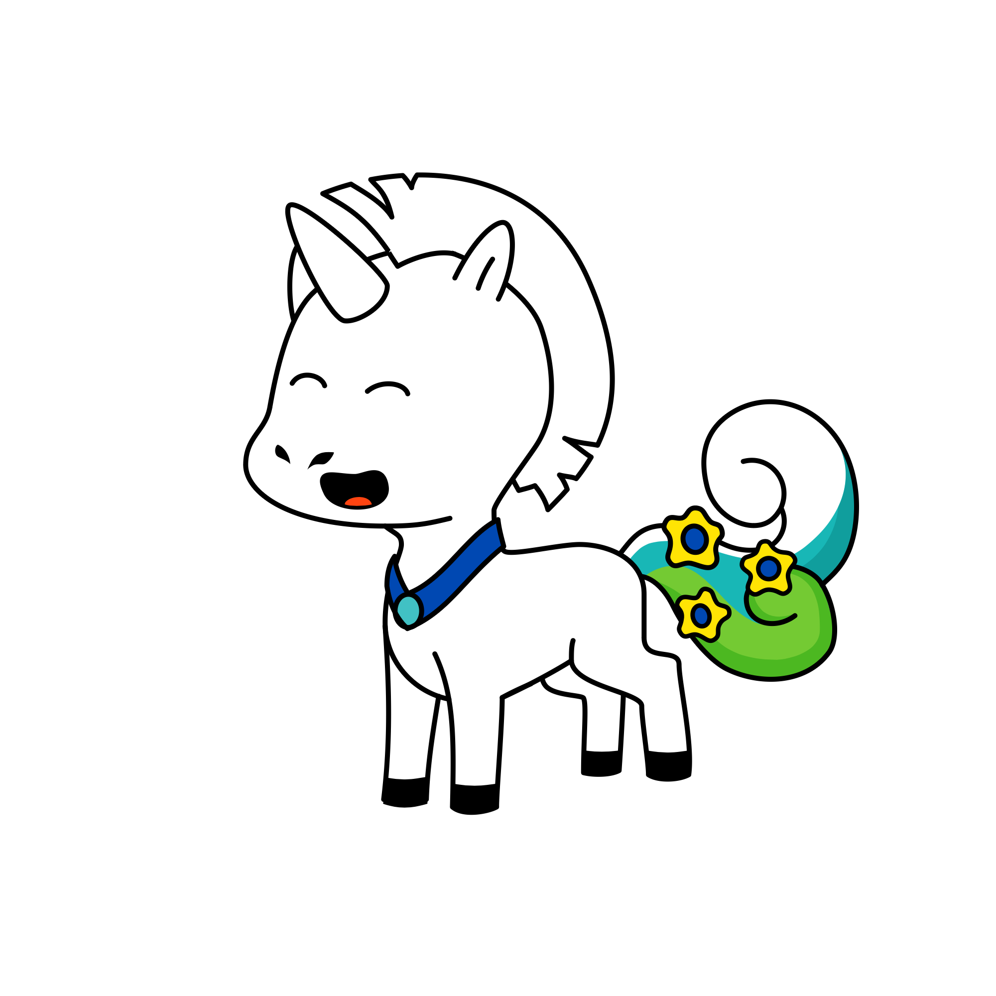 F, the unicorn