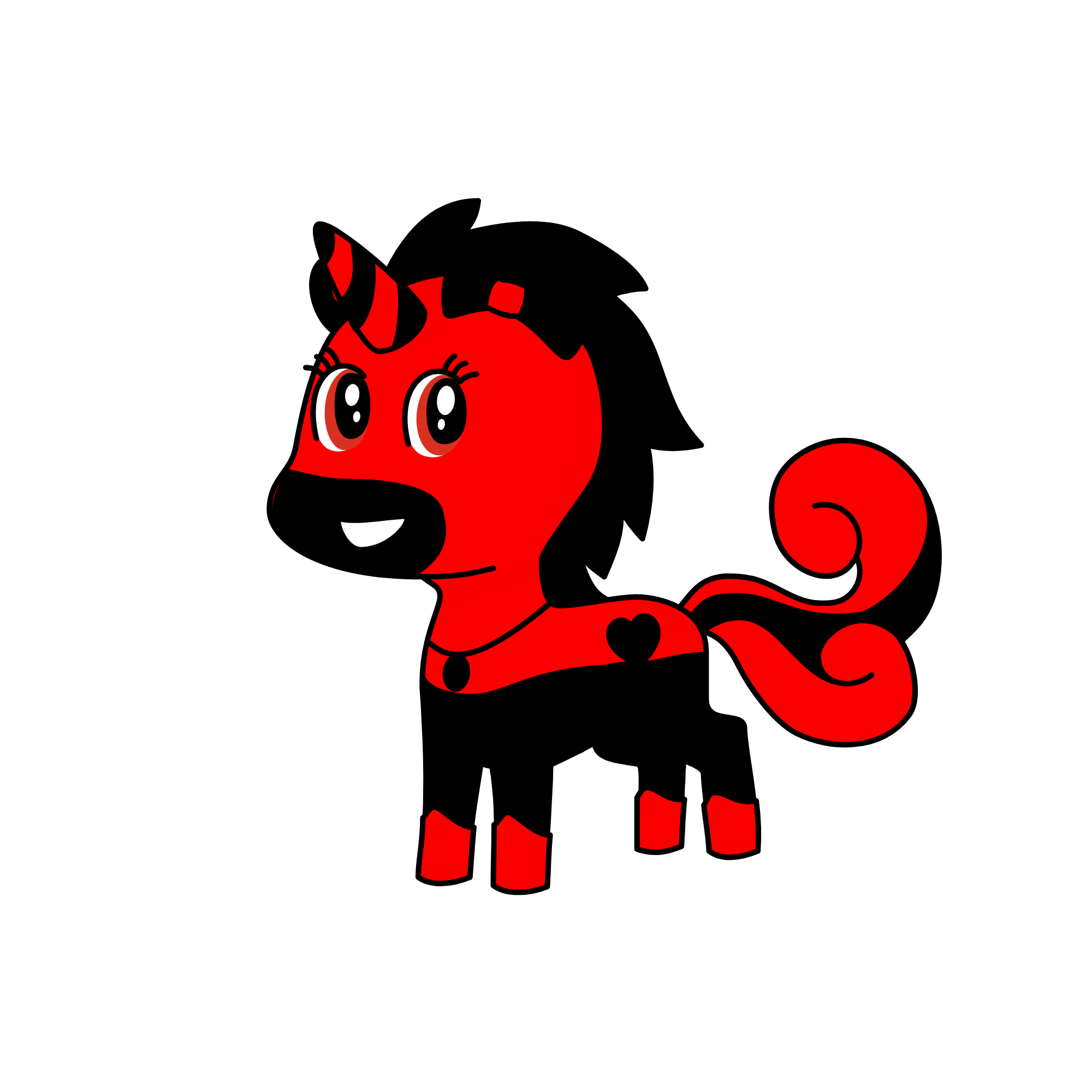 blackie, the unicorn