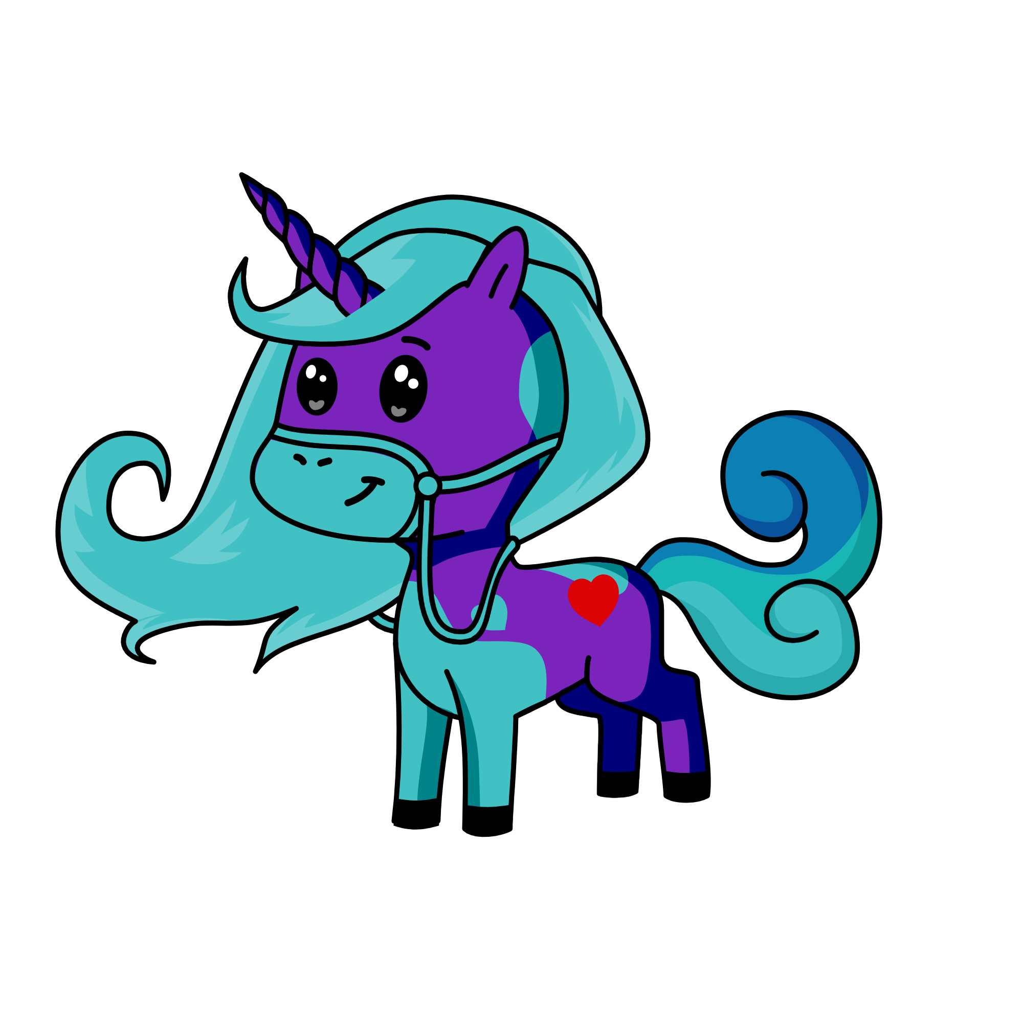 blueberrygrape, the unicorn