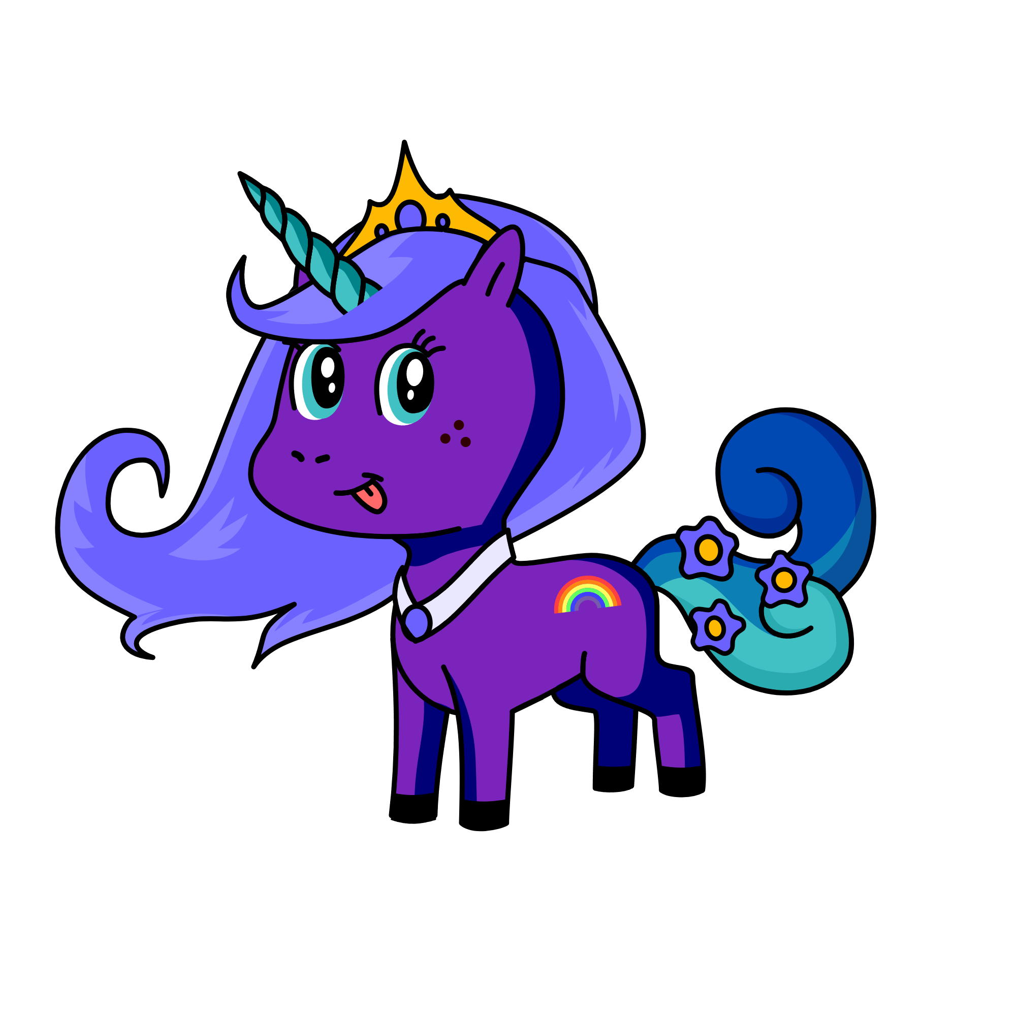 Princess Waterbloom, the unicorn