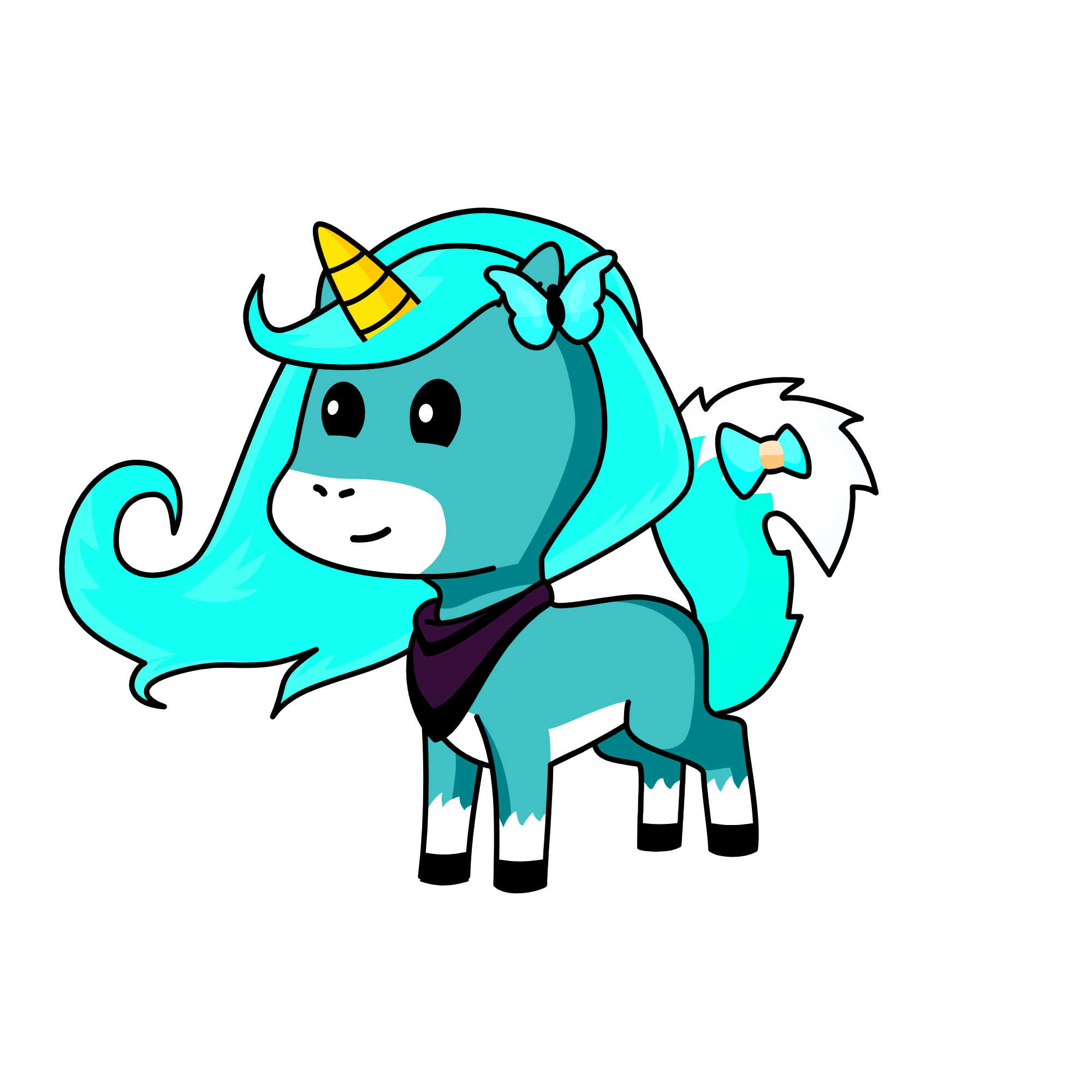 PRINCESS ARCTIC-FOXICORN, the unicorn