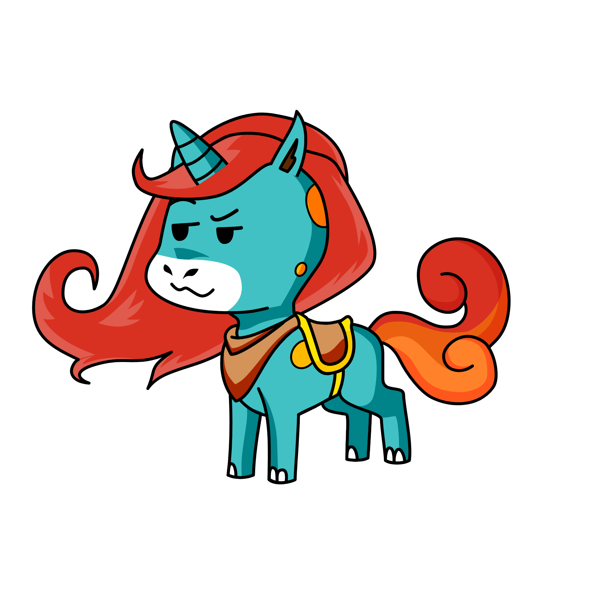 Ariel, the unicorn