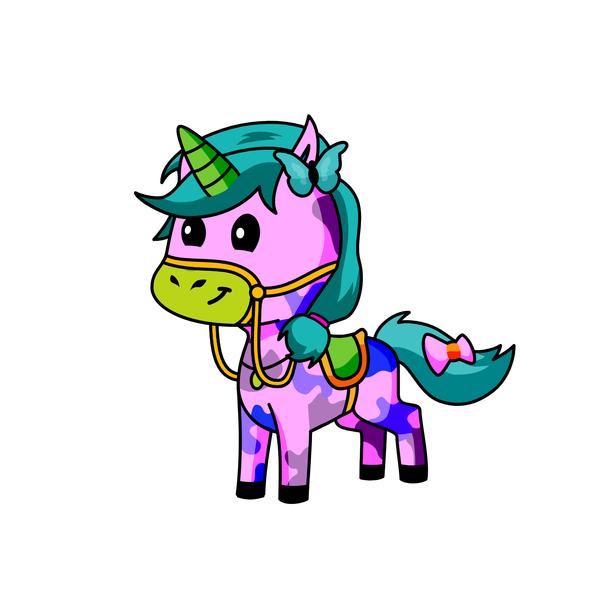 Violet , the unicorn