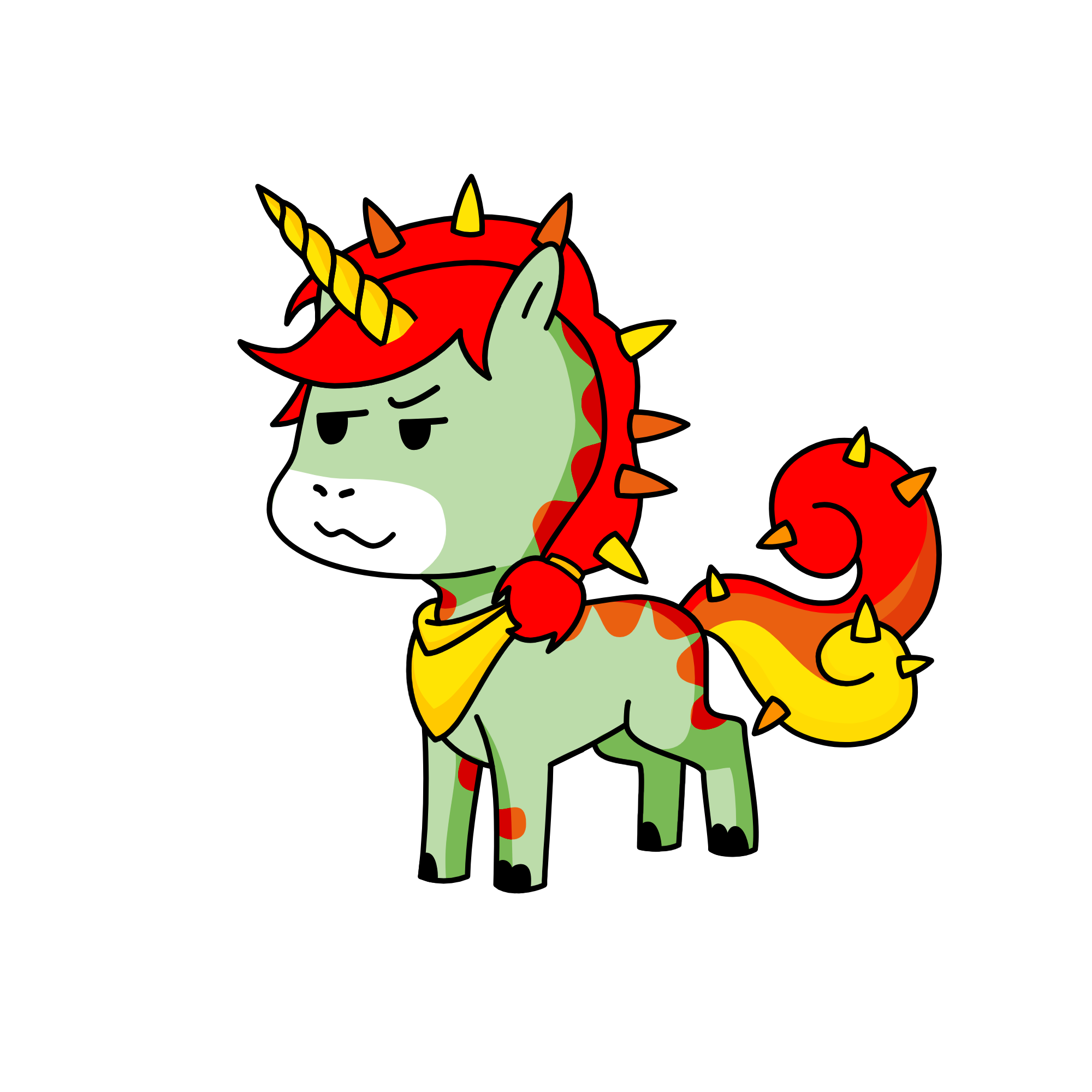 Dino, the unicorn