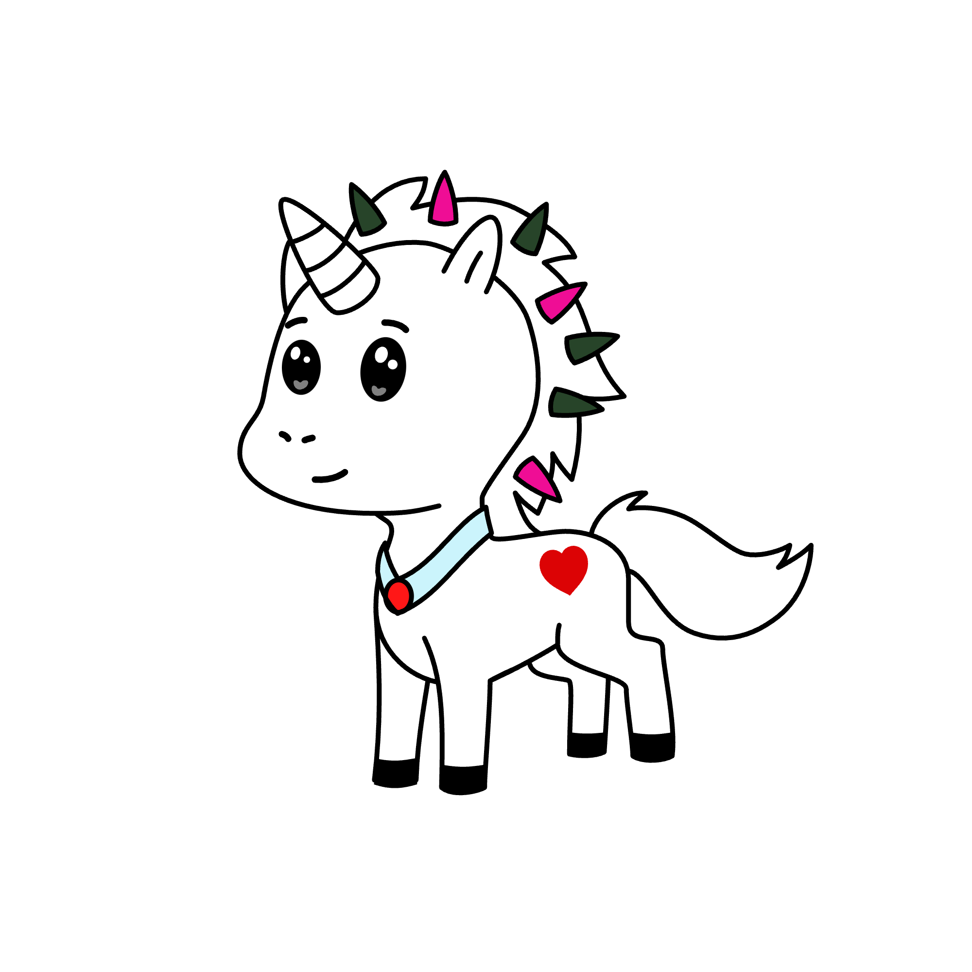 Estreya, the unicorn