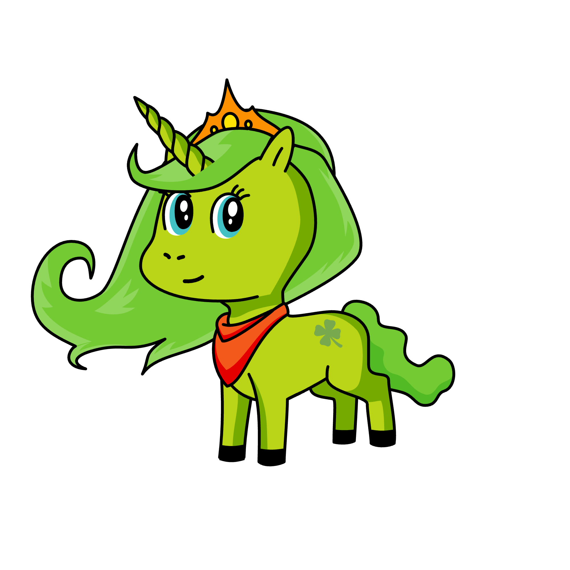 Princess Leafia, the unicorn