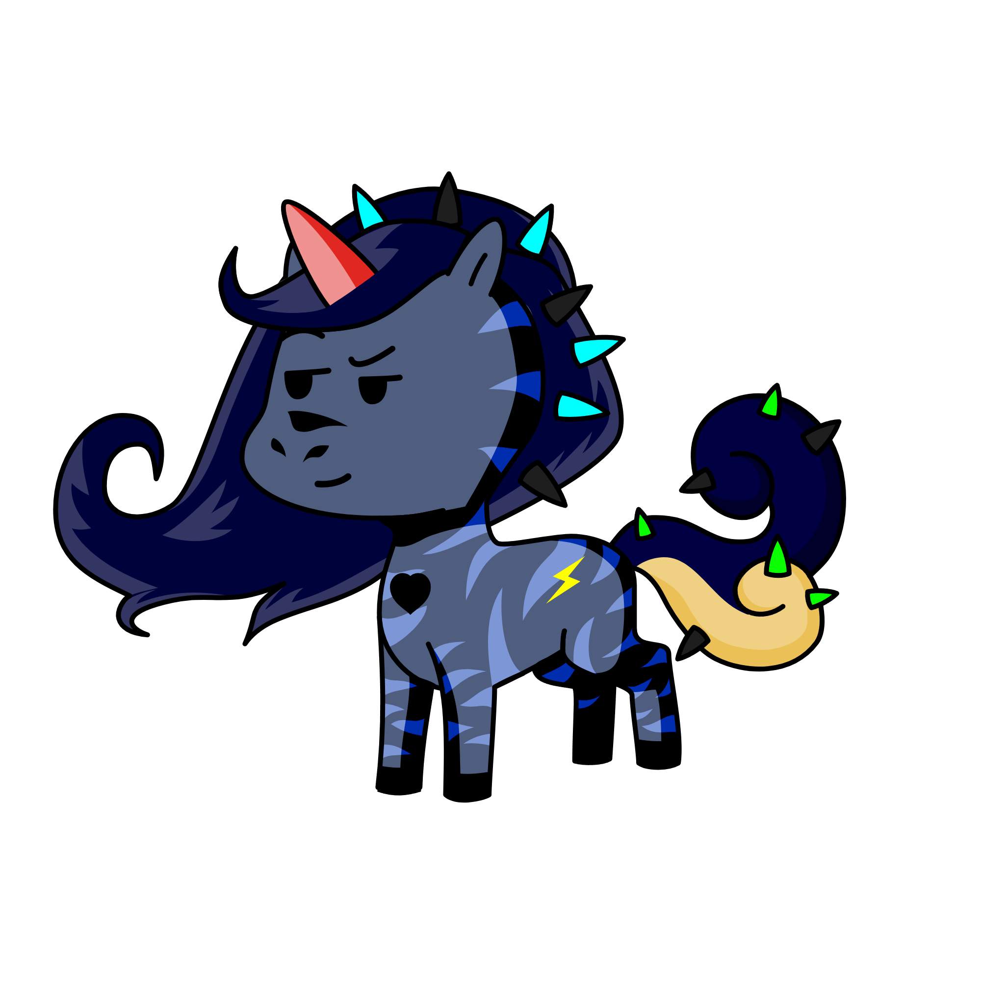 Susan P., of elgoonishshive, the unicorn