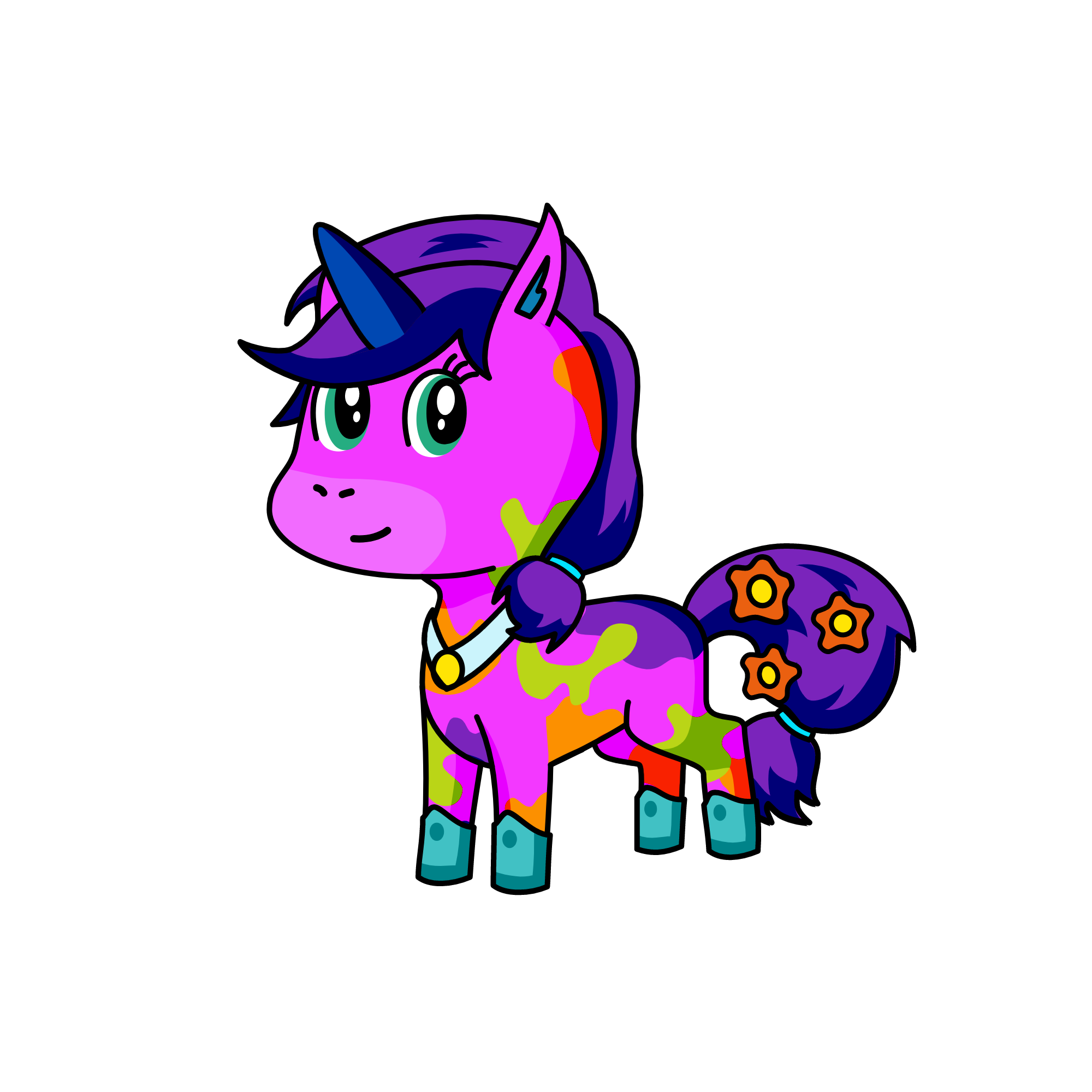 Lili corn, the unicorn