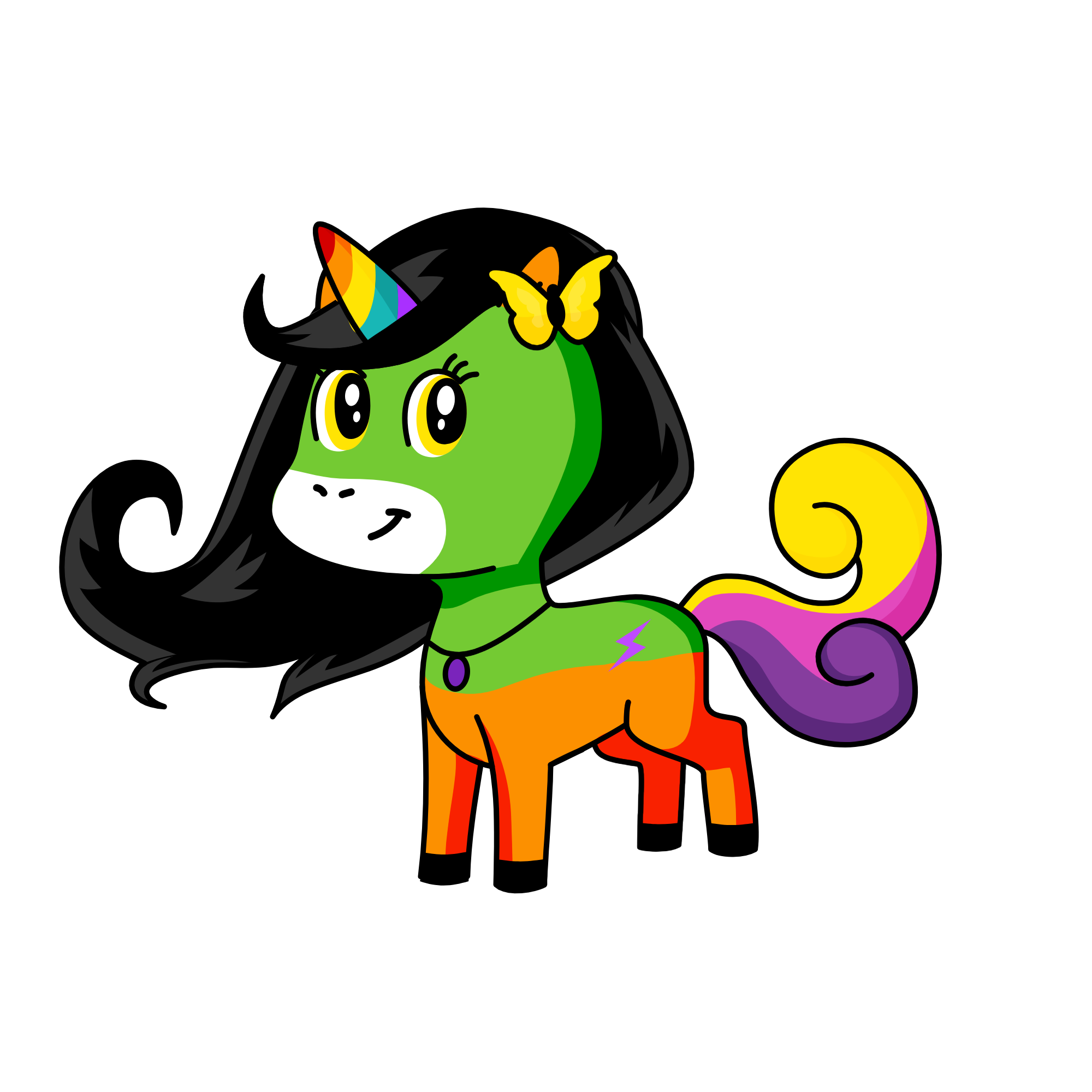 NaLa corn, the unicorn