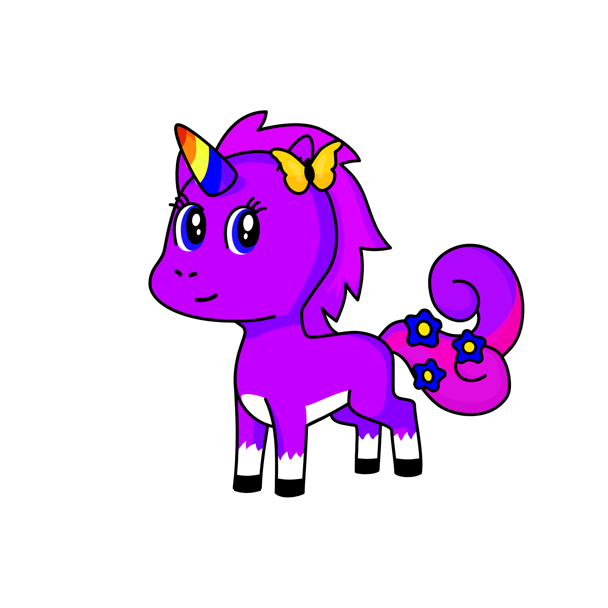 Fluttershy, the unicorn
