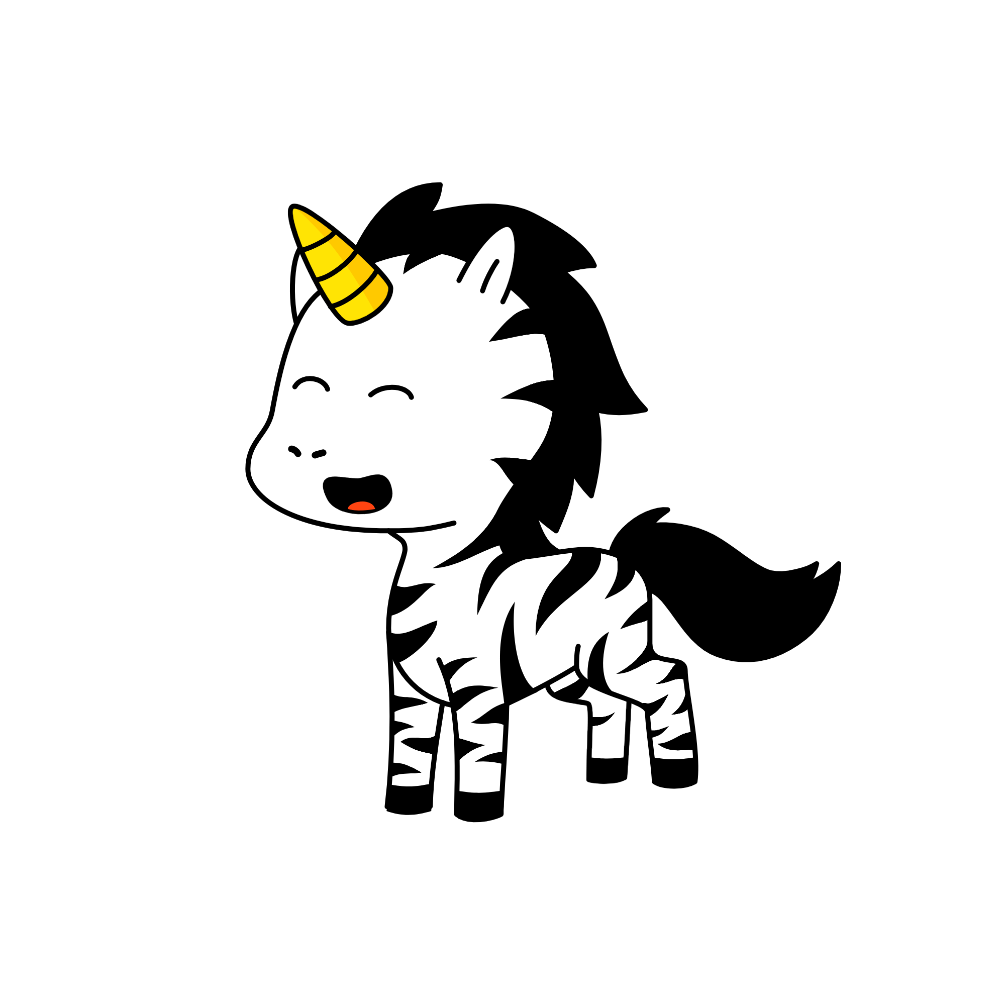 Zebi, the unicorn