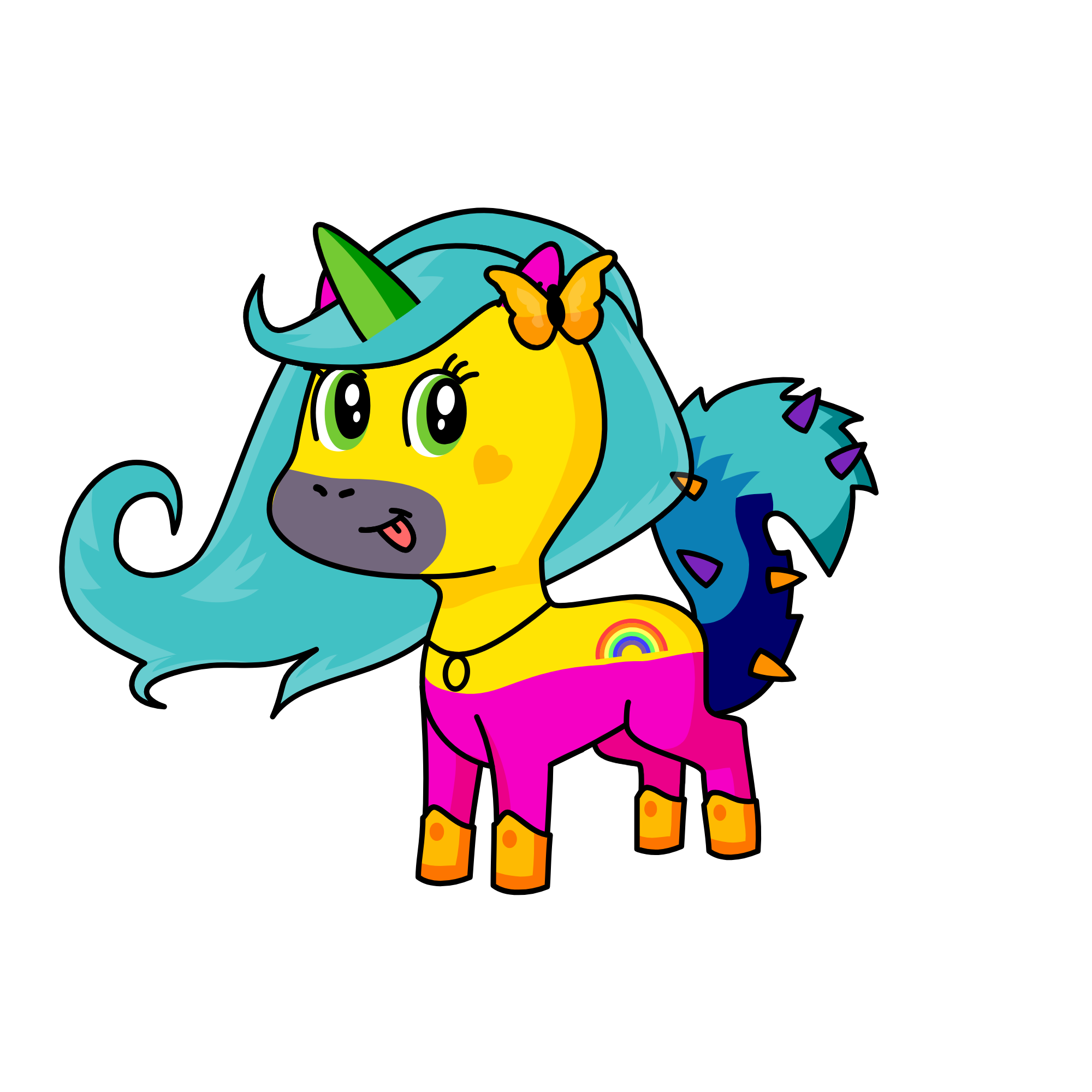 random, the unicorn