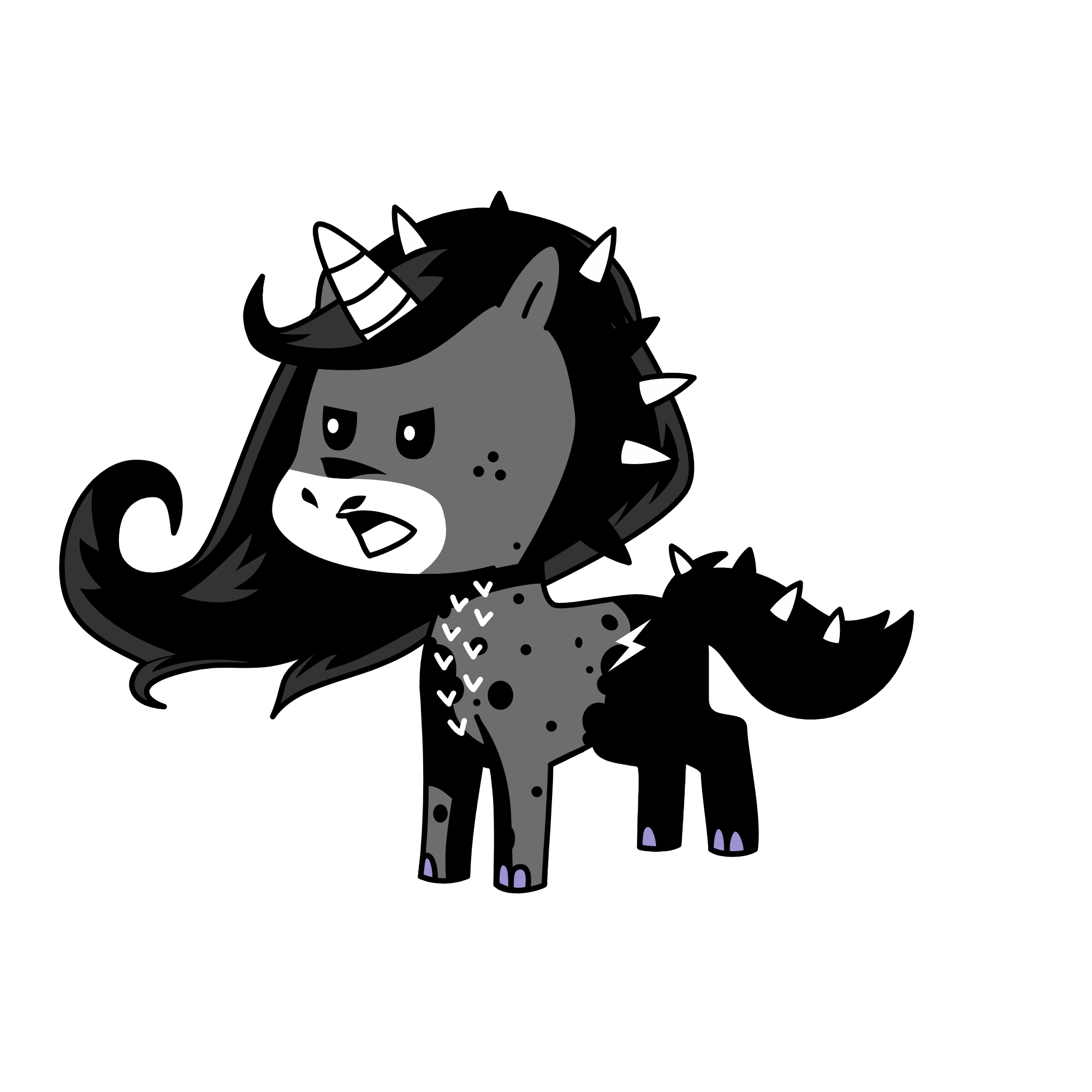 dark forest unicorn, the unicorn