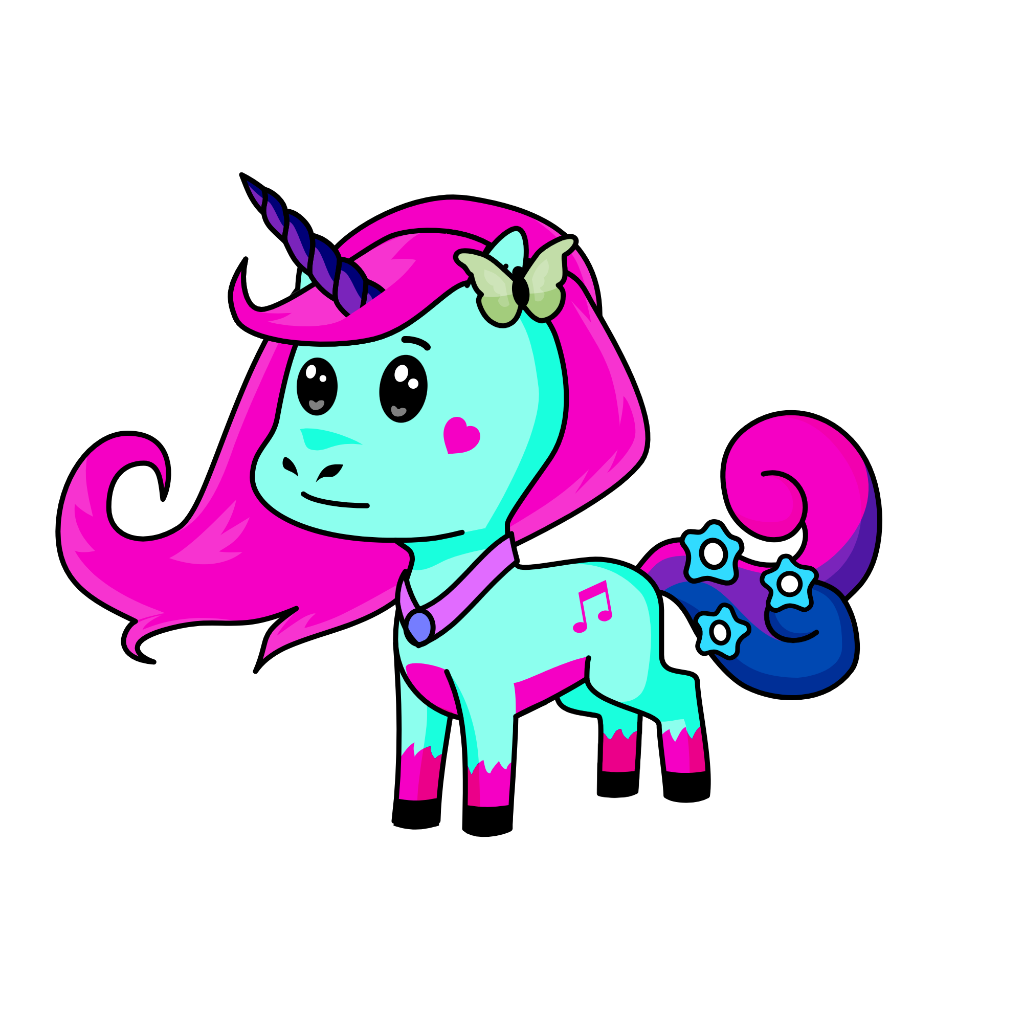 Ember, the unicorn