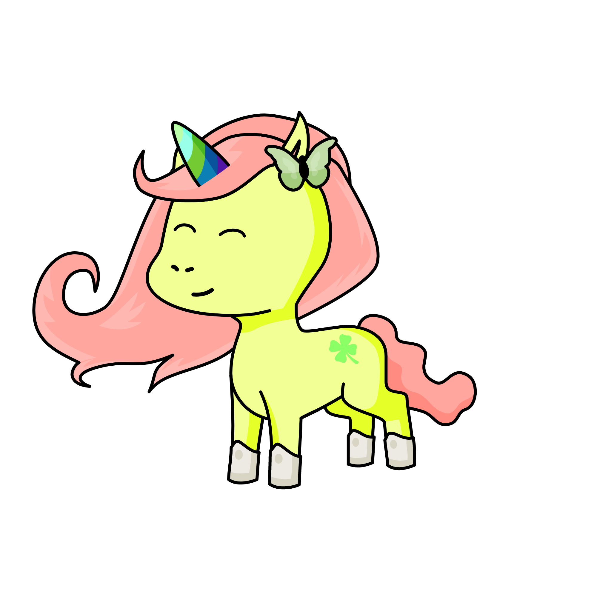 fluttershy, the unicorn