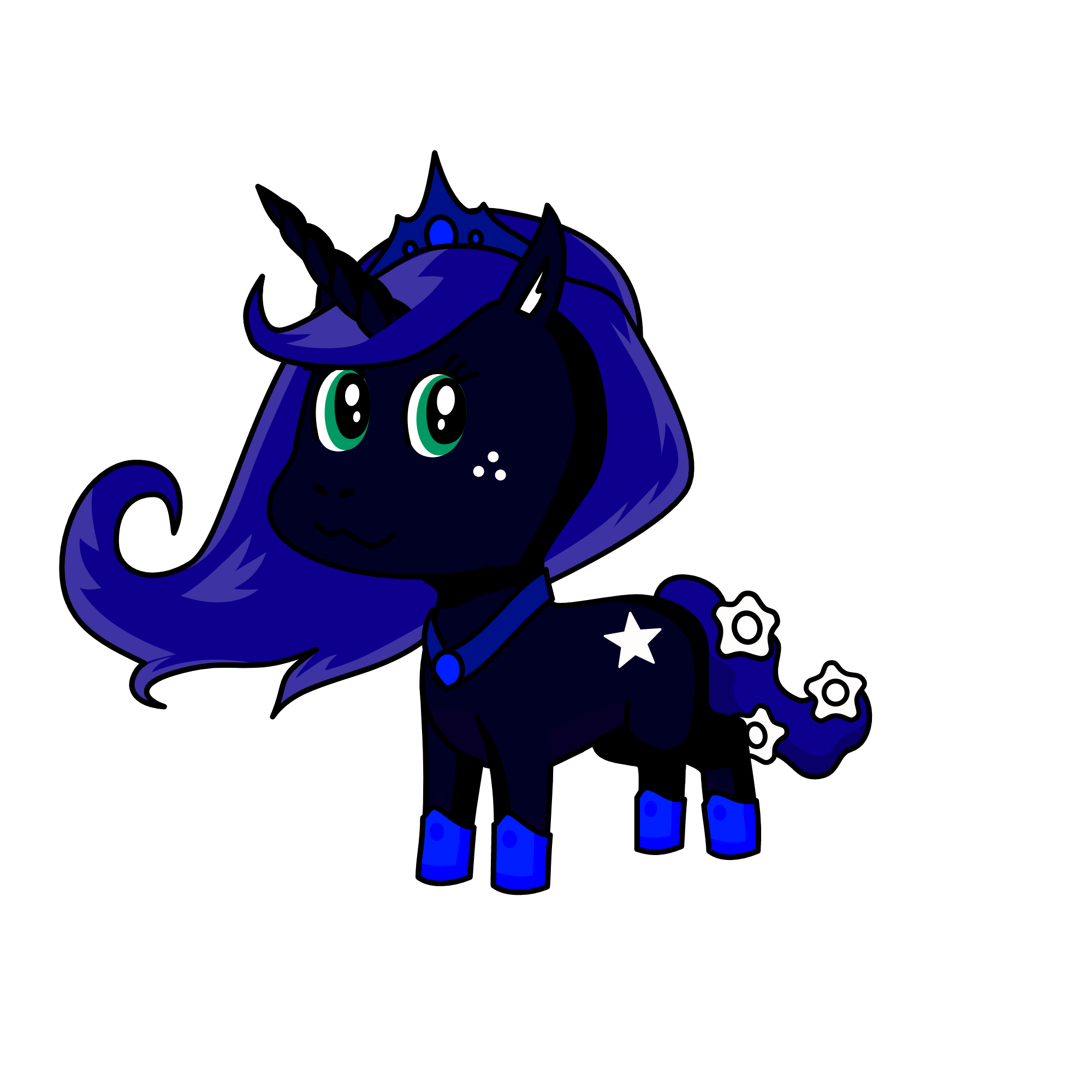 Nightmare Moon, the unicorn
