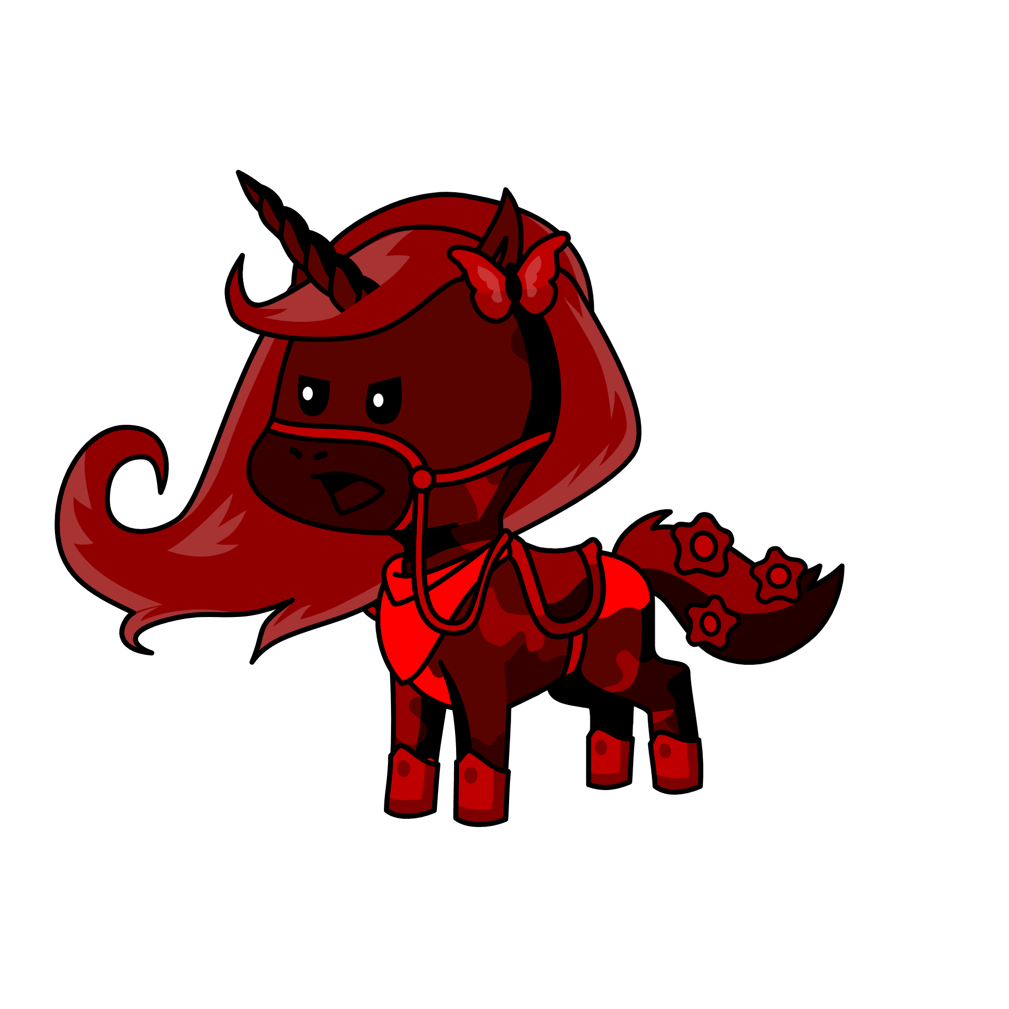 Crimson Haze, the unicorn