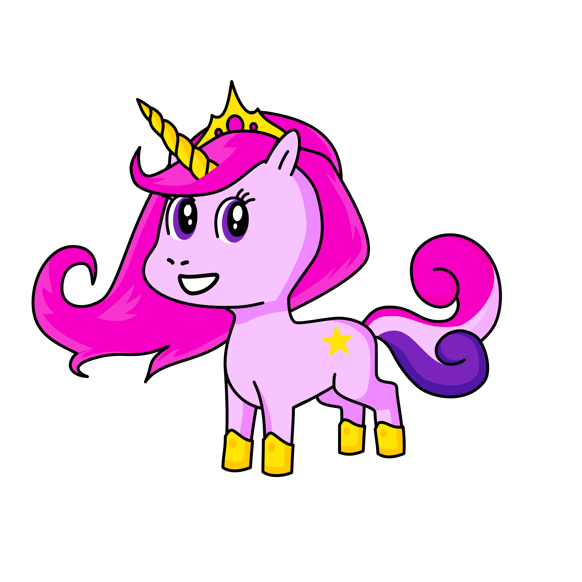 Princess Pixie, the unicorn