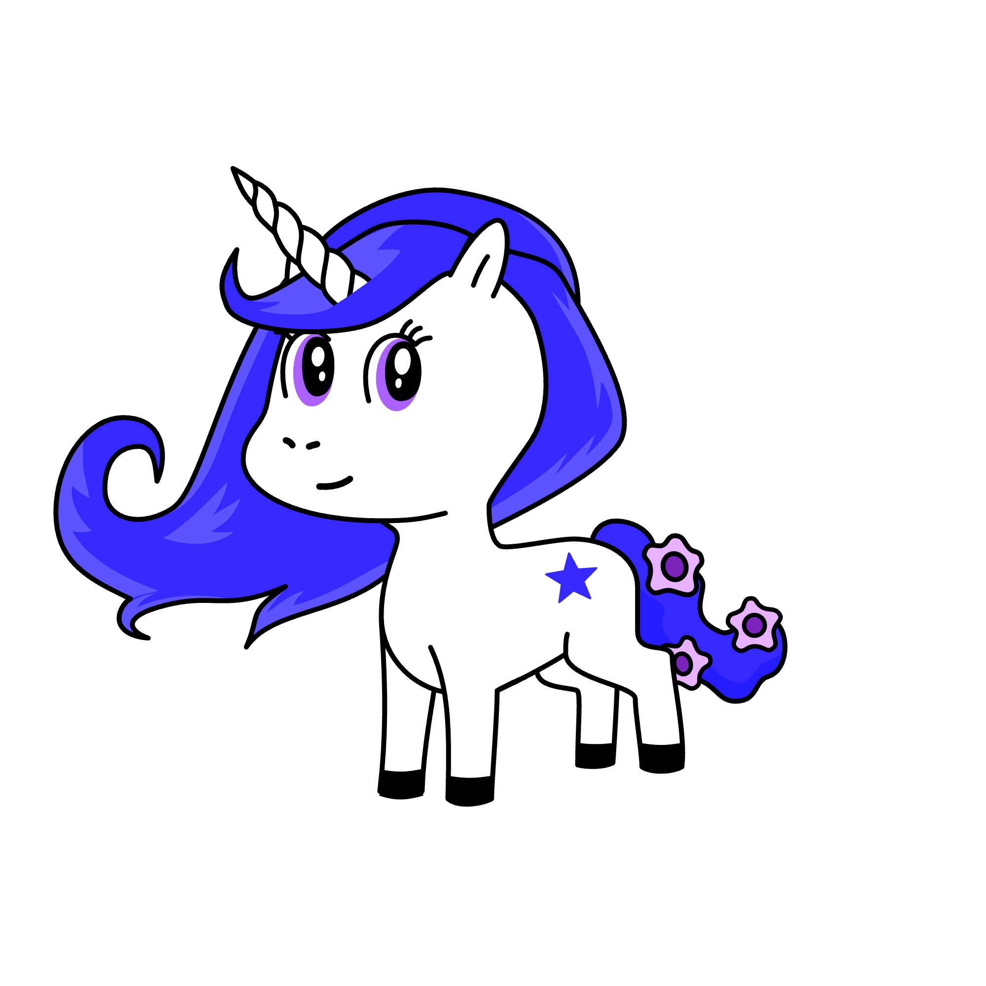 Sinette, the unicorn