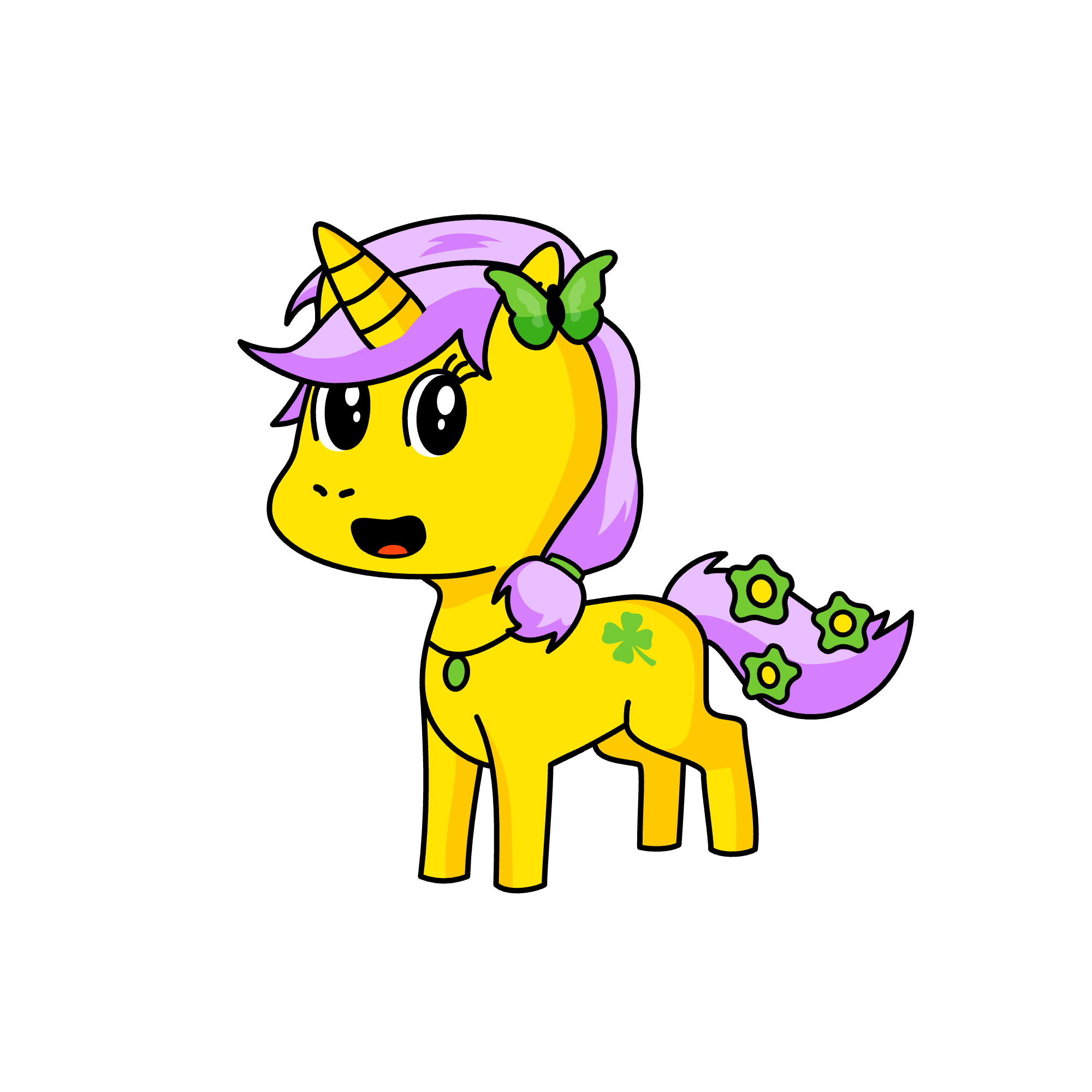 Posey, the unicorn