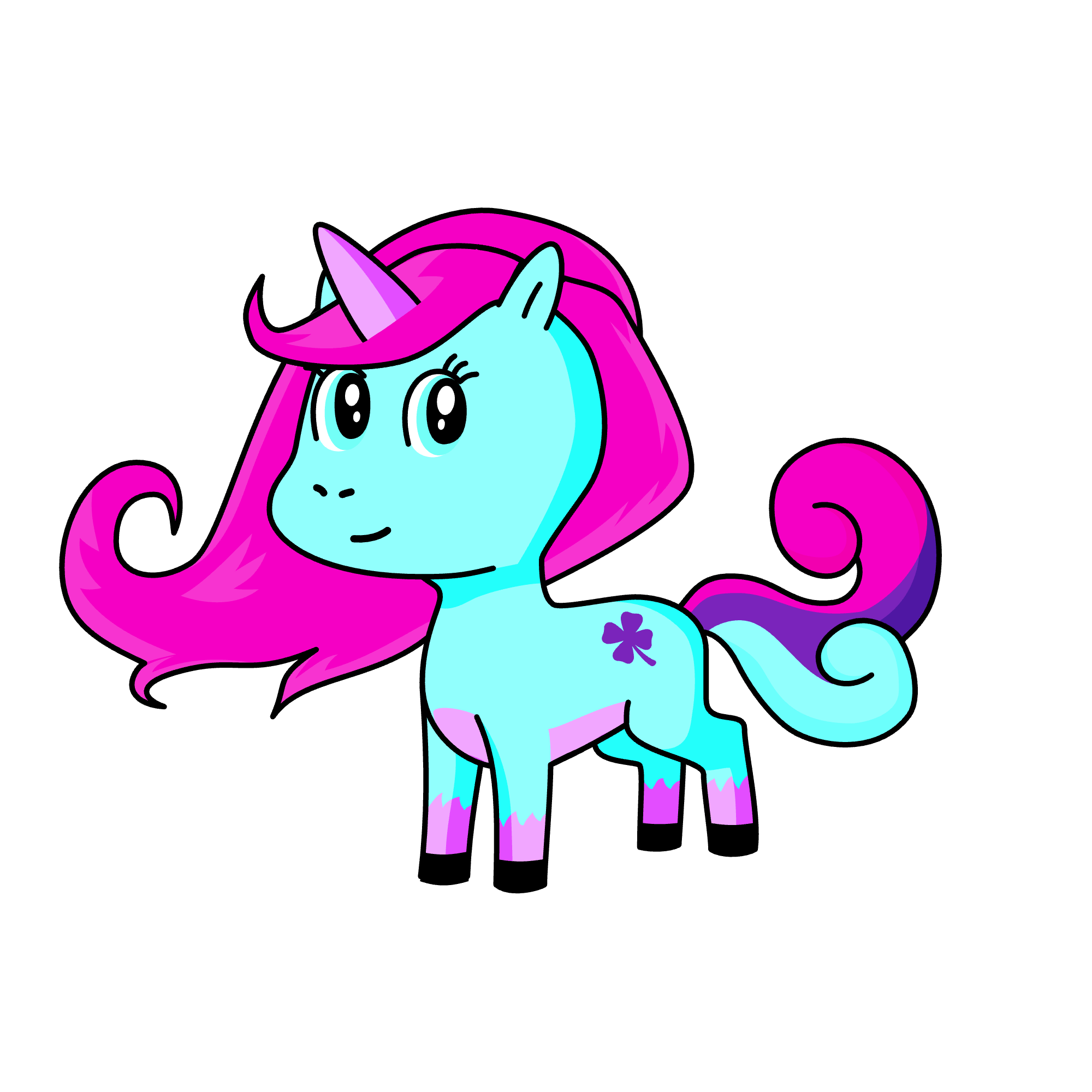 Misty, the unicorn