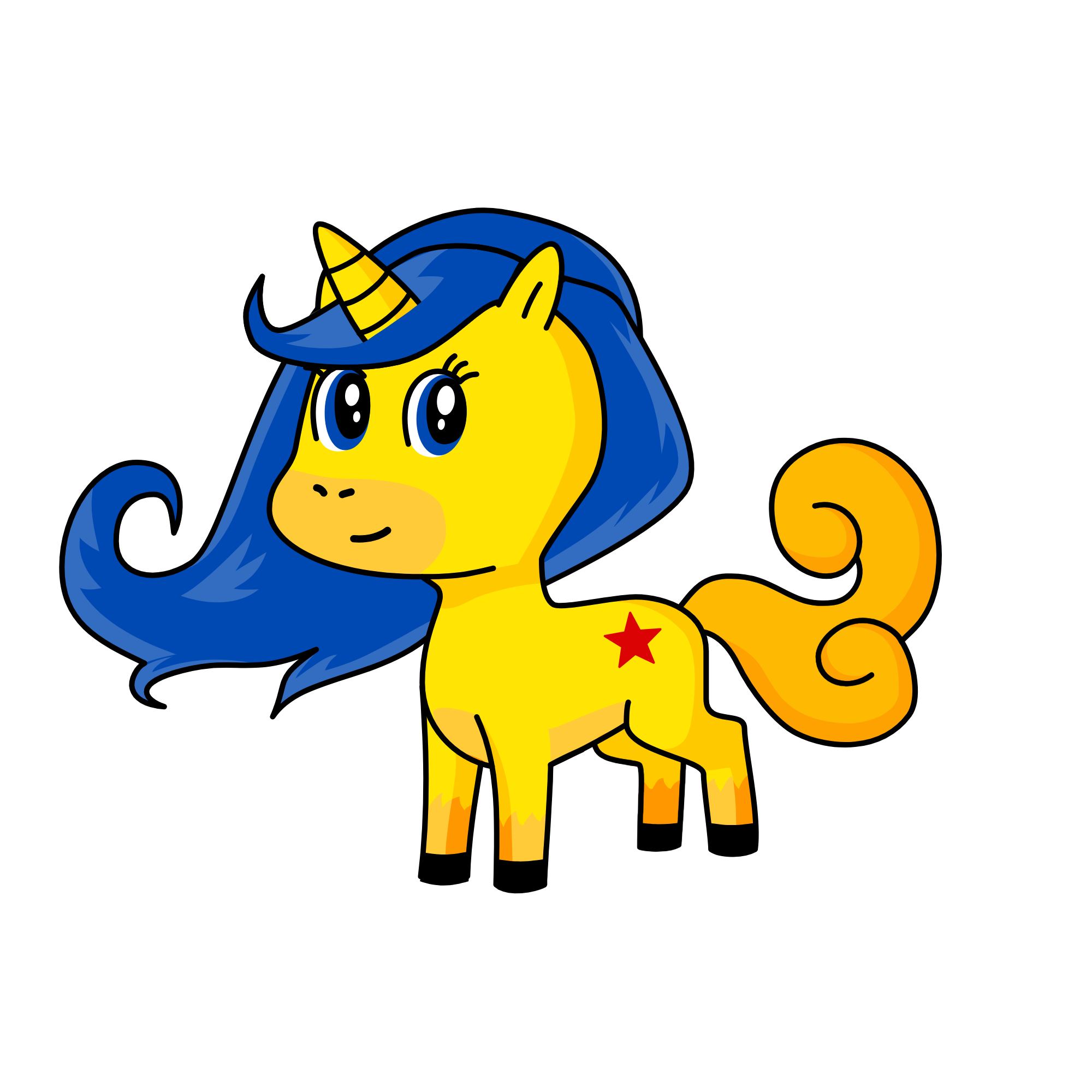 Sunny, the unicorn
