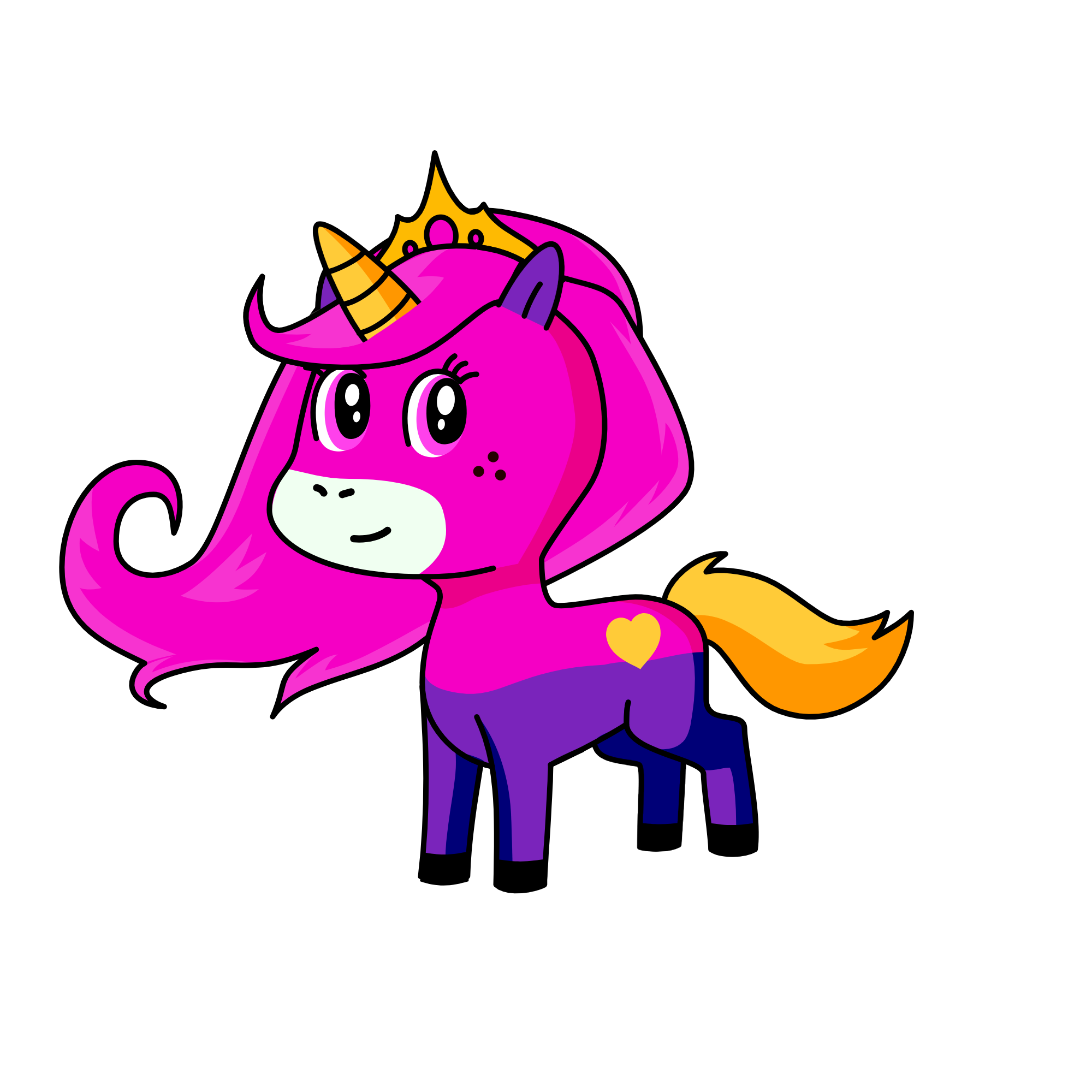 Princess Peach, the unicorn