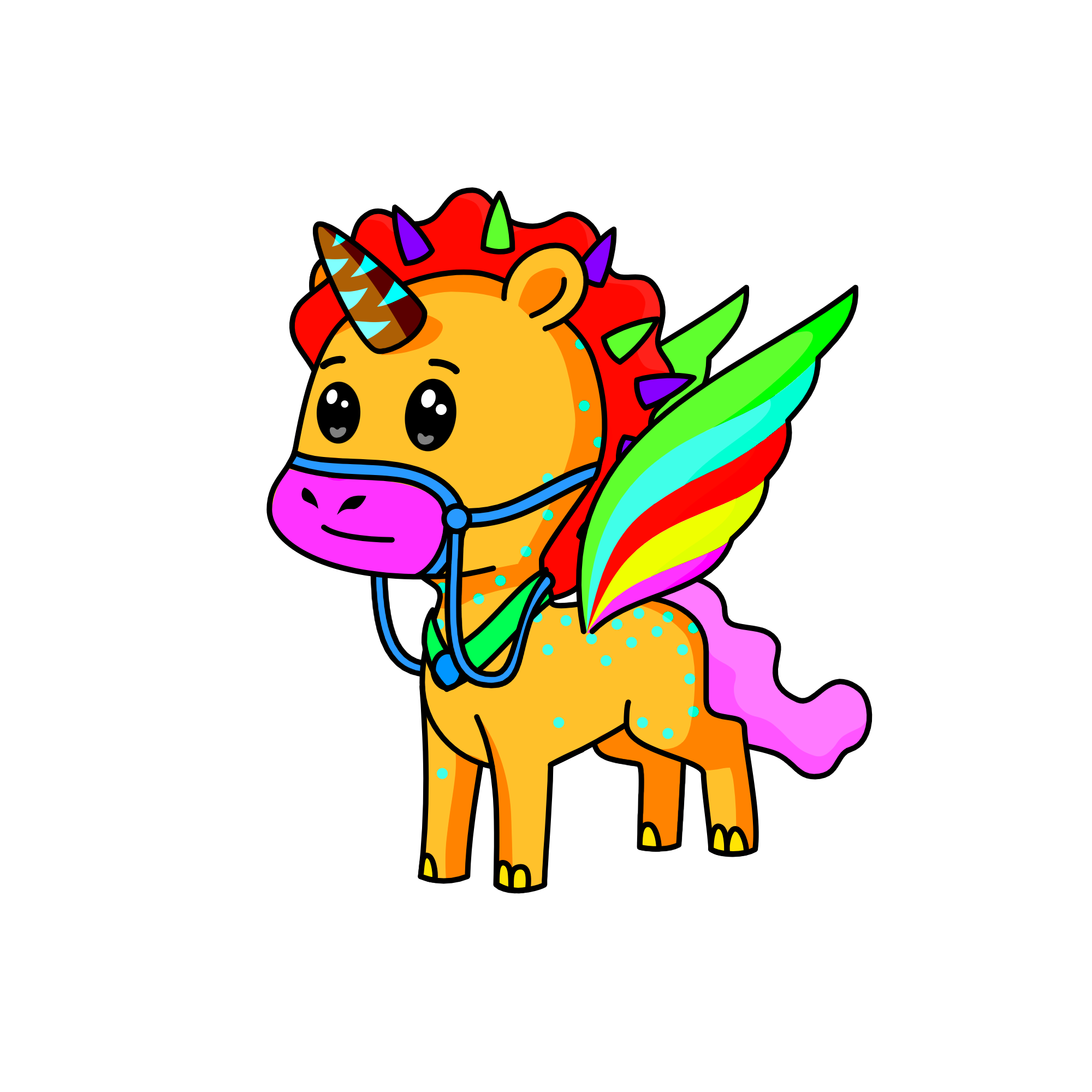 You are beautiful no matter what, the unicorn